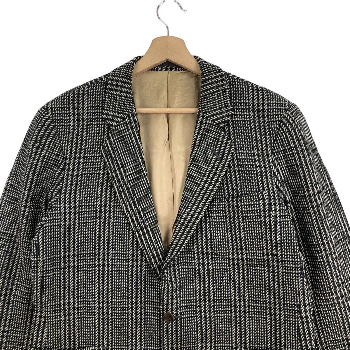 Burberry Vintage BURBERRYS Blazers Novacheck Tweed Size 48R - 2 Thumbnail