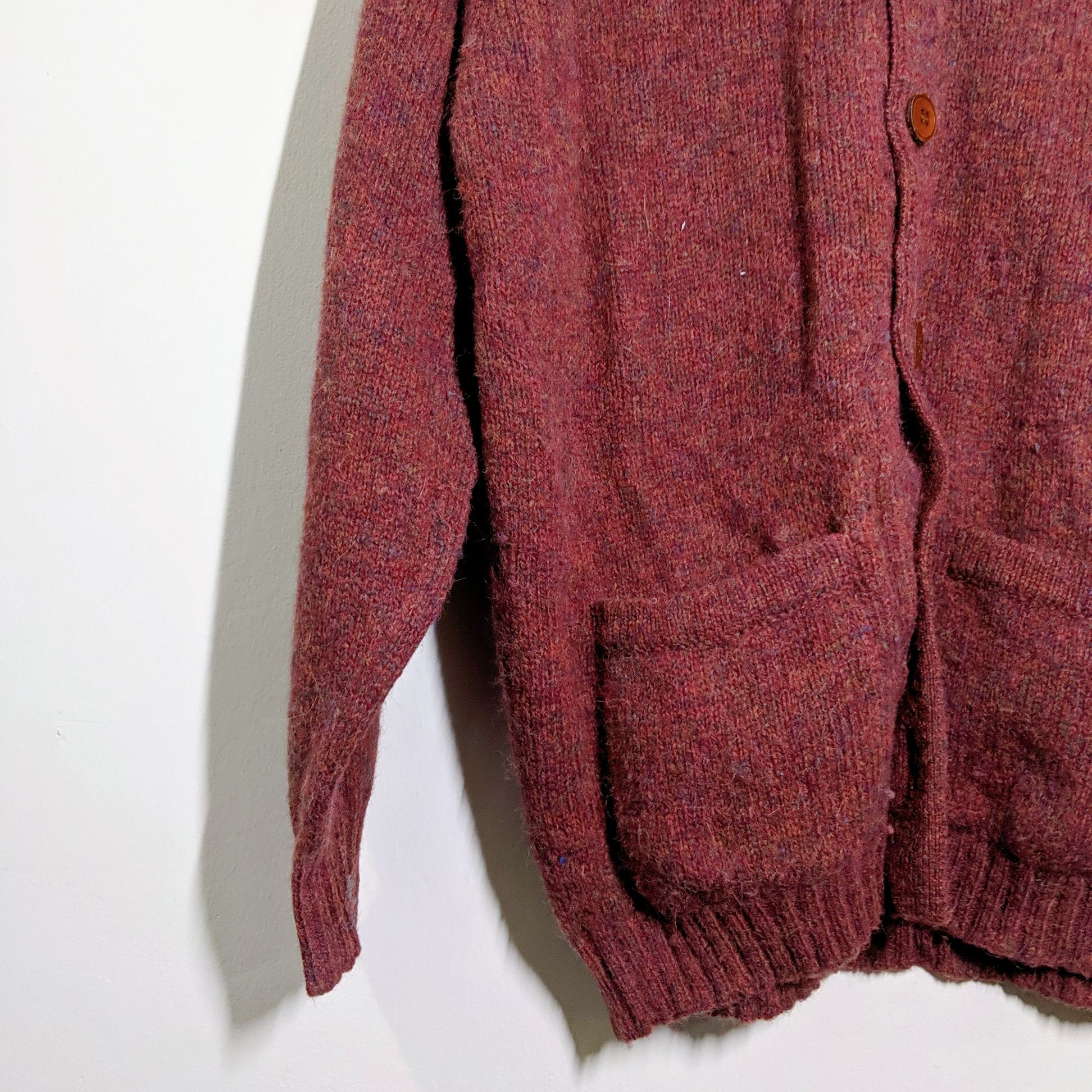 Japanese Brand Vintage Barrie Cardigan Knitwear Sweater with Pocket Size US L / EU 52-54 / 3 - 3 Thumbnail