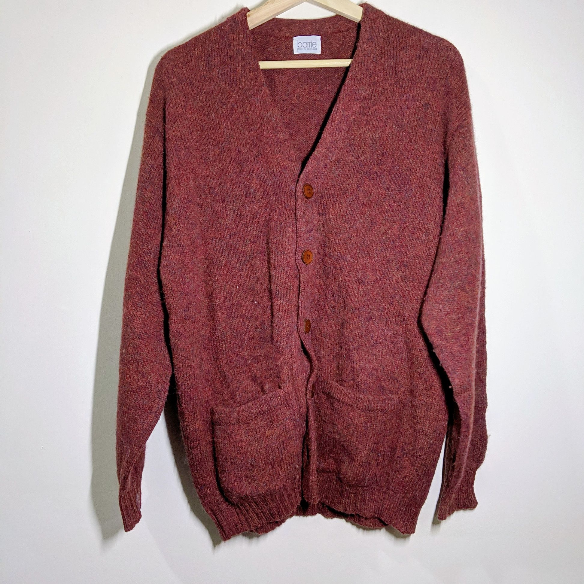 Japanese Brand Vintage Barrie Cardigan Knitwear Sweater with Pocket Size US L / EU 52-54 / 3 - 12 Thumbnail