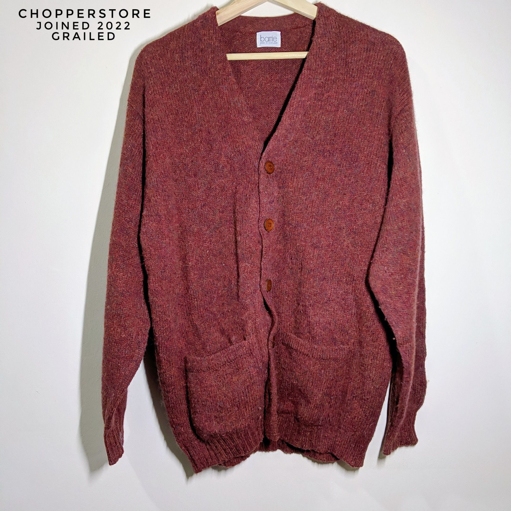 Vintage Barrie Cardigan Knitwear Sweater with Pocket