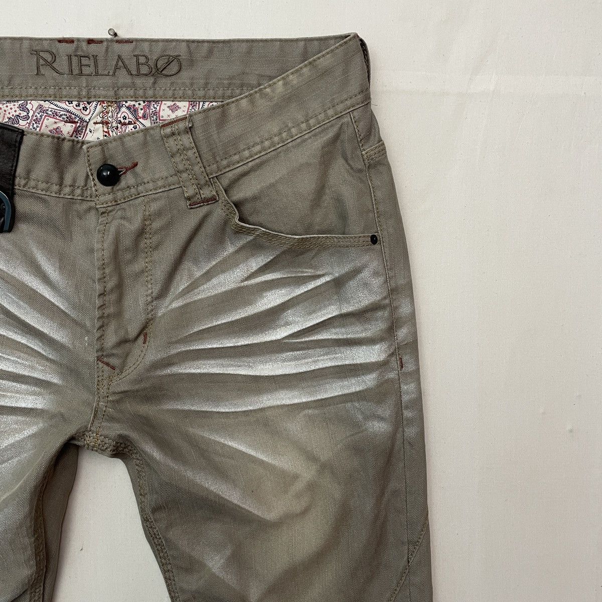 Japanese Brand Vintage RIELABO Japan Trousers Casual Pants RARE W32 Size US 32 / EU 48 - 2 Thumbnail