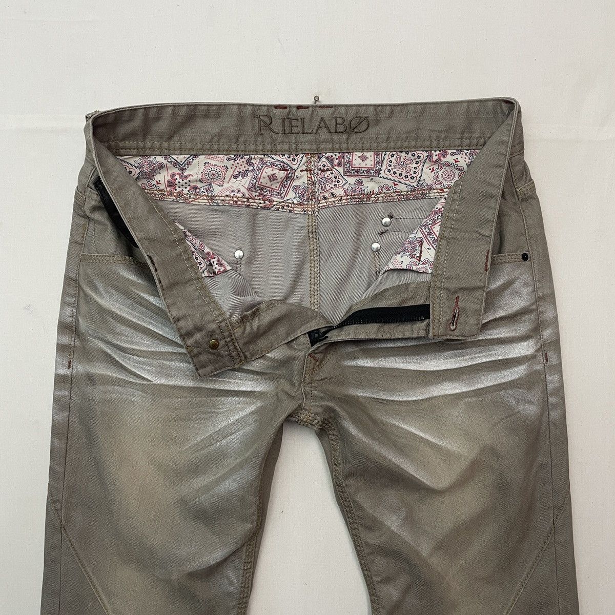 Japanese Brand Vintage RIELABO Japan Trousers Casual Pants RARE W32 Size US 32 / EU 48 - 6 Thumbnail