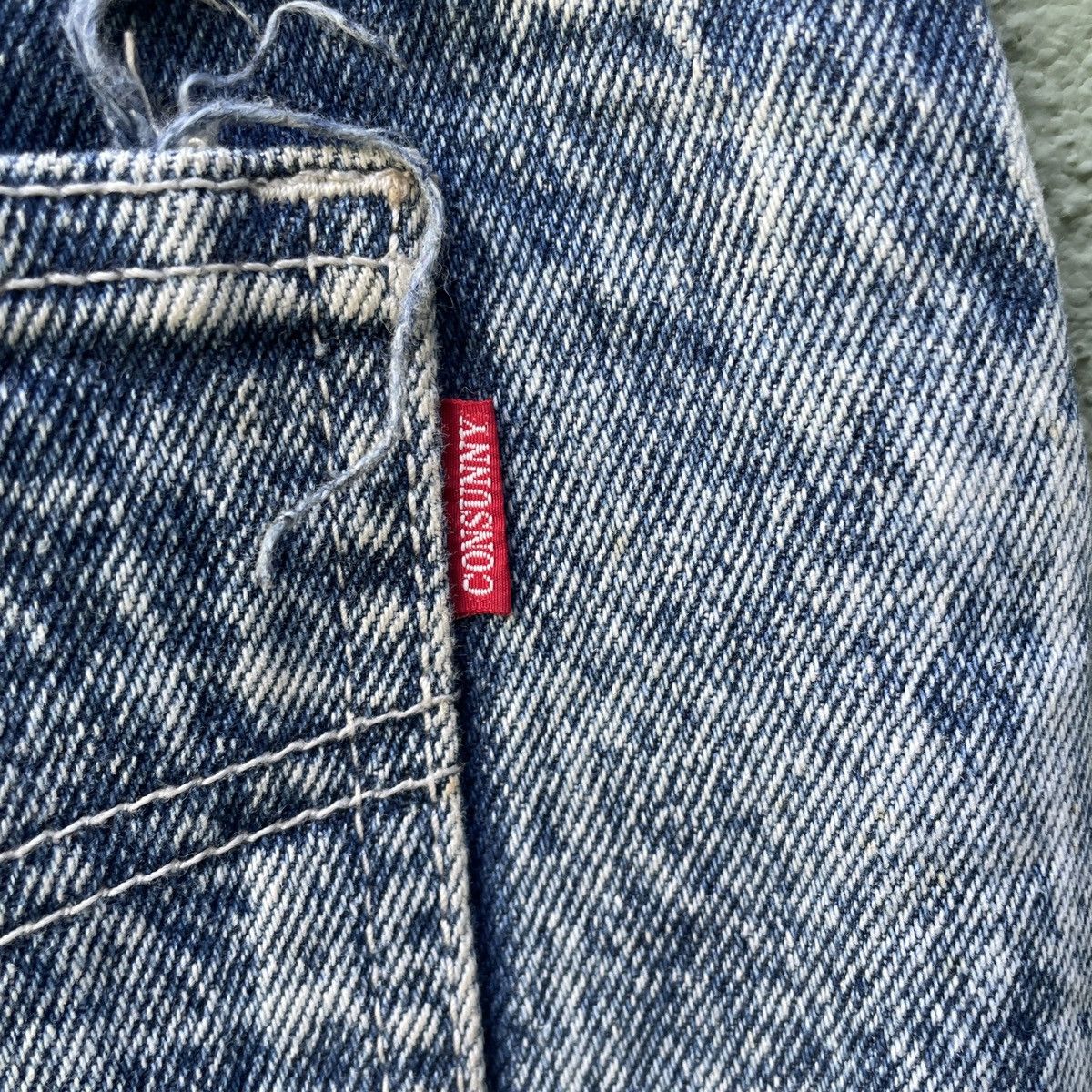 Japanese Brand Vintage CONSUNNY Five Pocket Crop Denim Pants Size US 30 / EU 46 - 5 Thumbnail