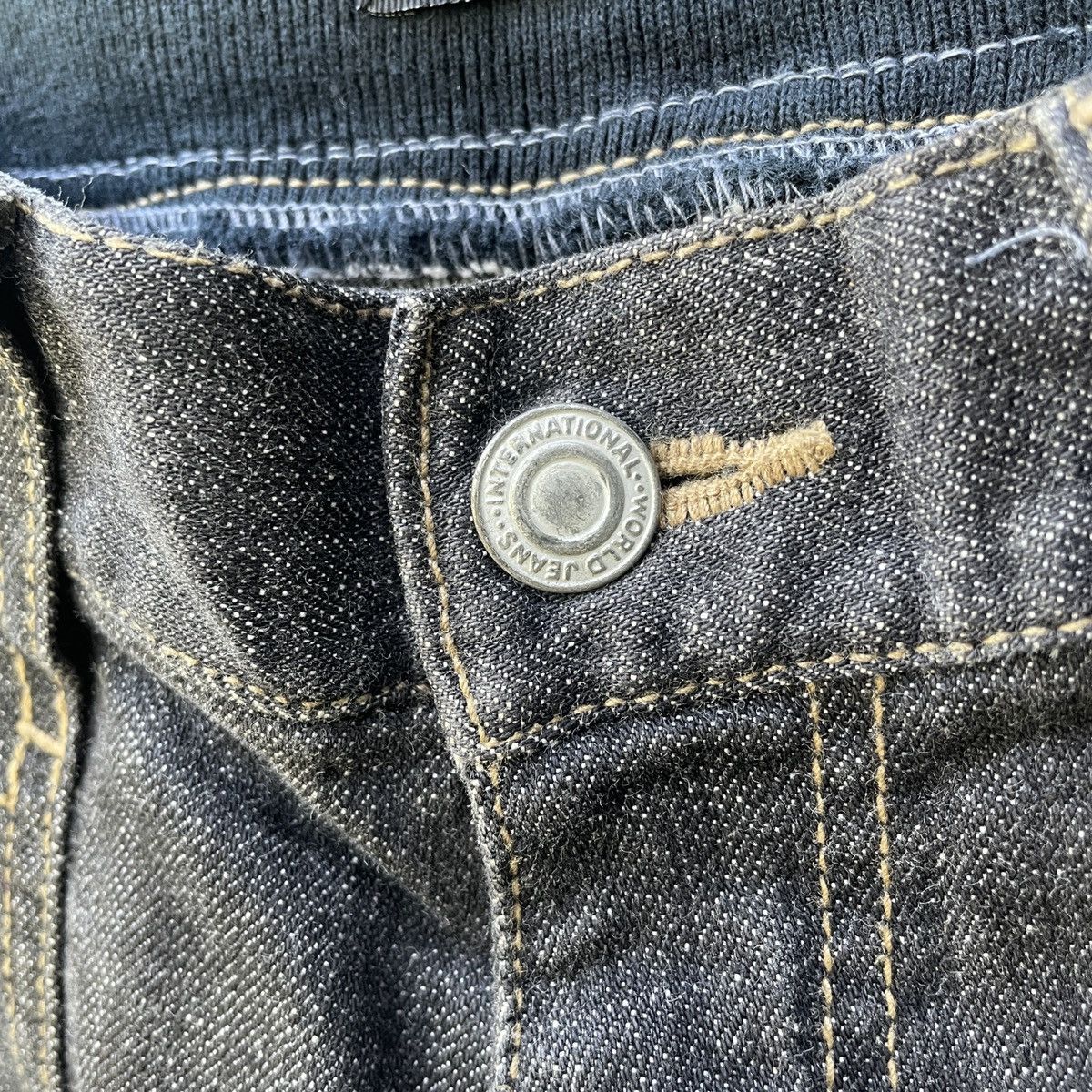 Japanese Brand × Jean Vintage Japan Bush 8 Pocket FLARE Jeans Cargo Pants BOOTCUT Size US 32 / EU 48 - 6 Thumbnail