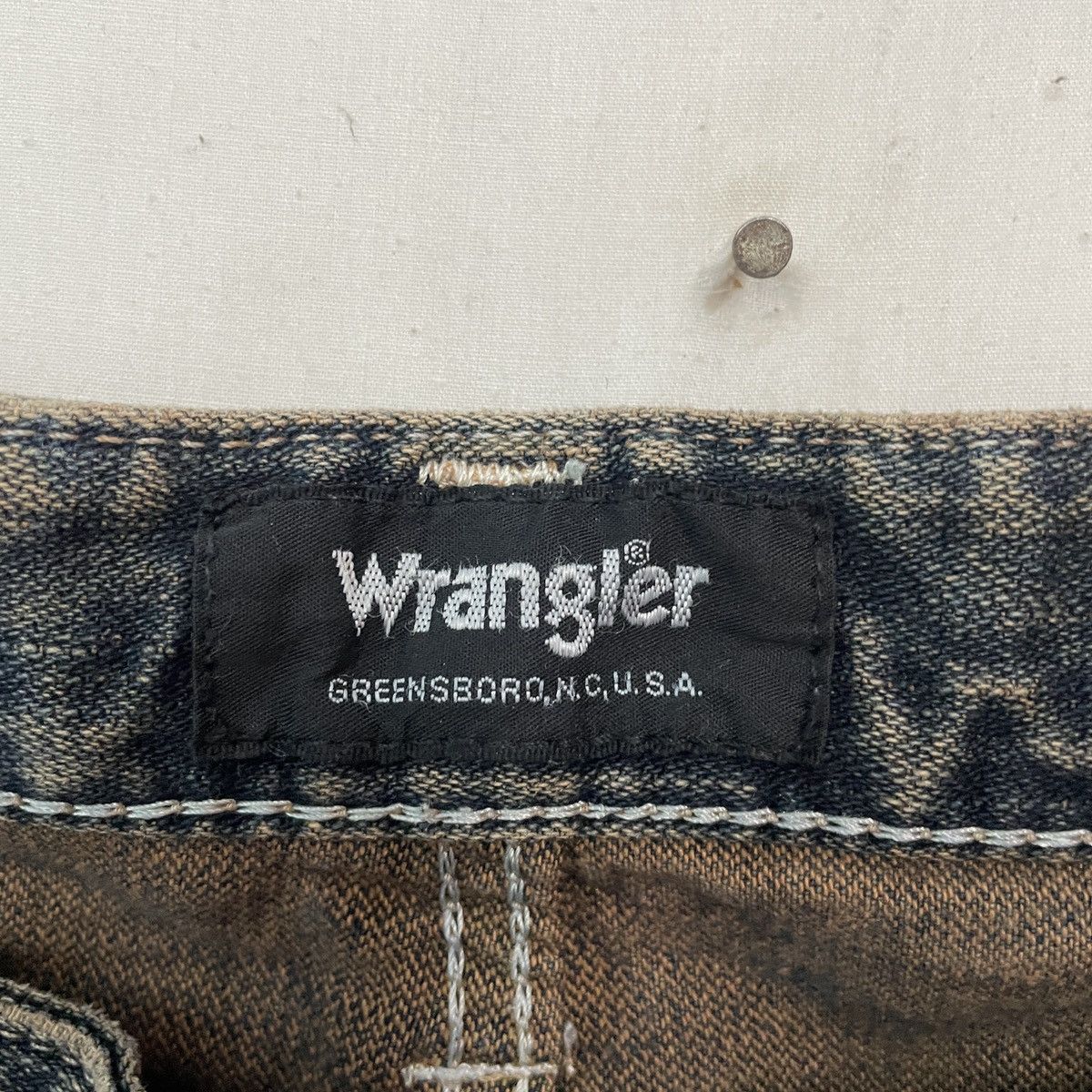 Wrangler Vintage WRANGLER Five Pocket Denim Jeans Pants! Size US 35 - 5 Thumbnail