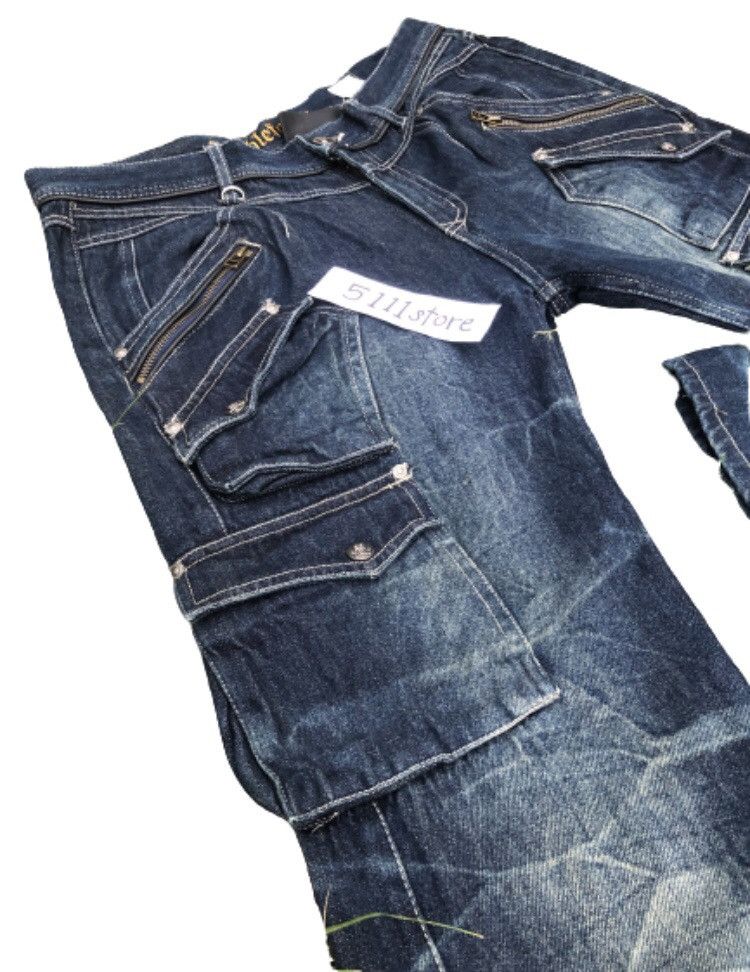 Japanese Brand MULTIPOCKET TACTICAL DENIM BY DOUBLE FOCUS Size US 34 / EU 50 - 5 Thumbnail