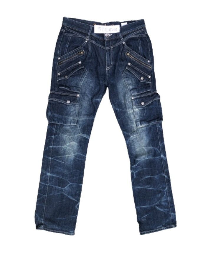 Japanese Brand MULTIPOCKET TACTICAL DENIM BY DOUBLE FOCUS Size US 34 / EU 50 - 1 Thumbnail
