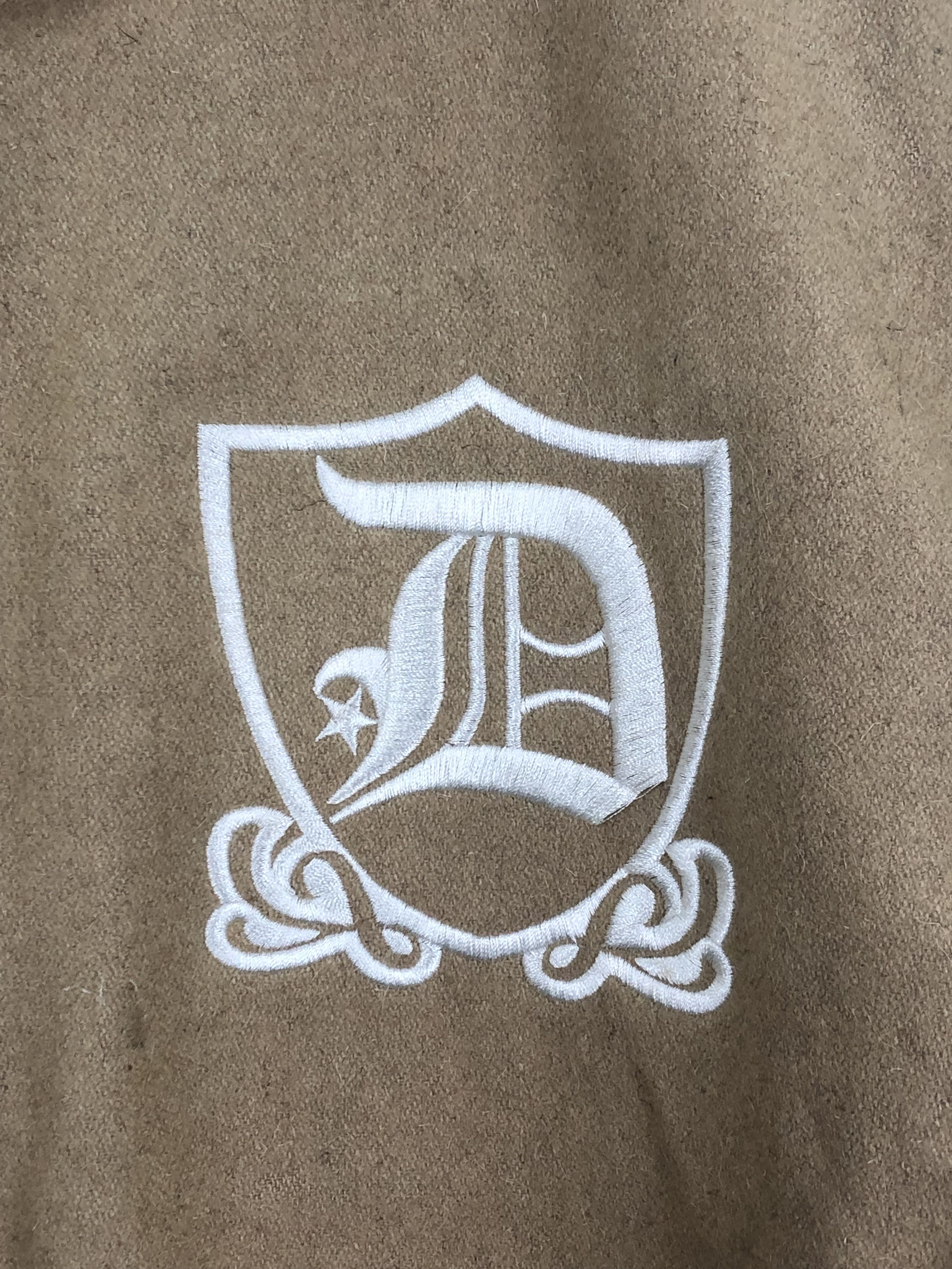 Vintage Vintage Japanese Brand Embroidery Varsity Leather V0377 Size US XL / EU 56 / 4 - 7 Thumbnail