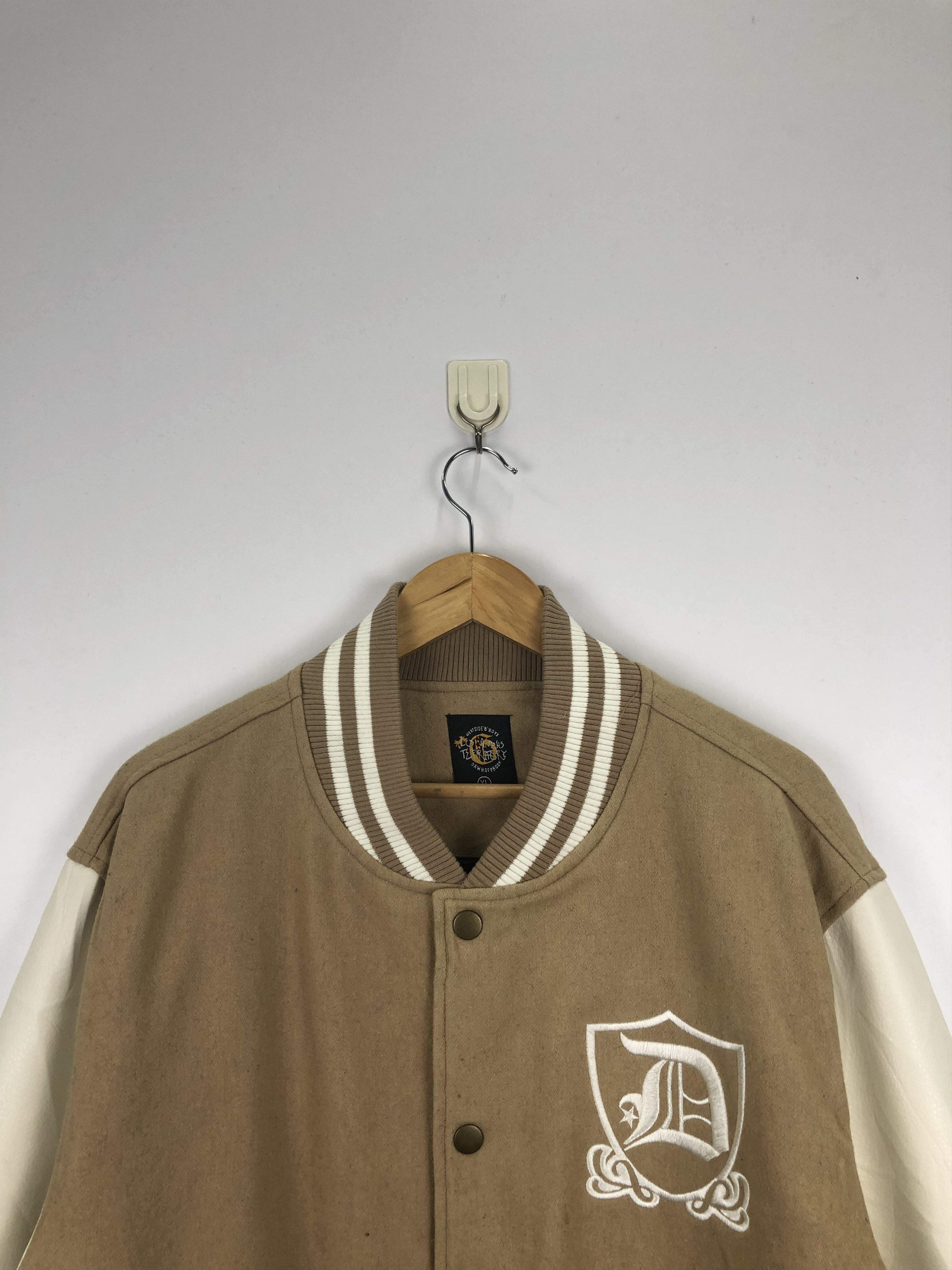 Vintage Vintage Japanese Brand Embroidery Varsity Leather V0377 Size US XL / EU 56 / 4 - 3 Thumbnail