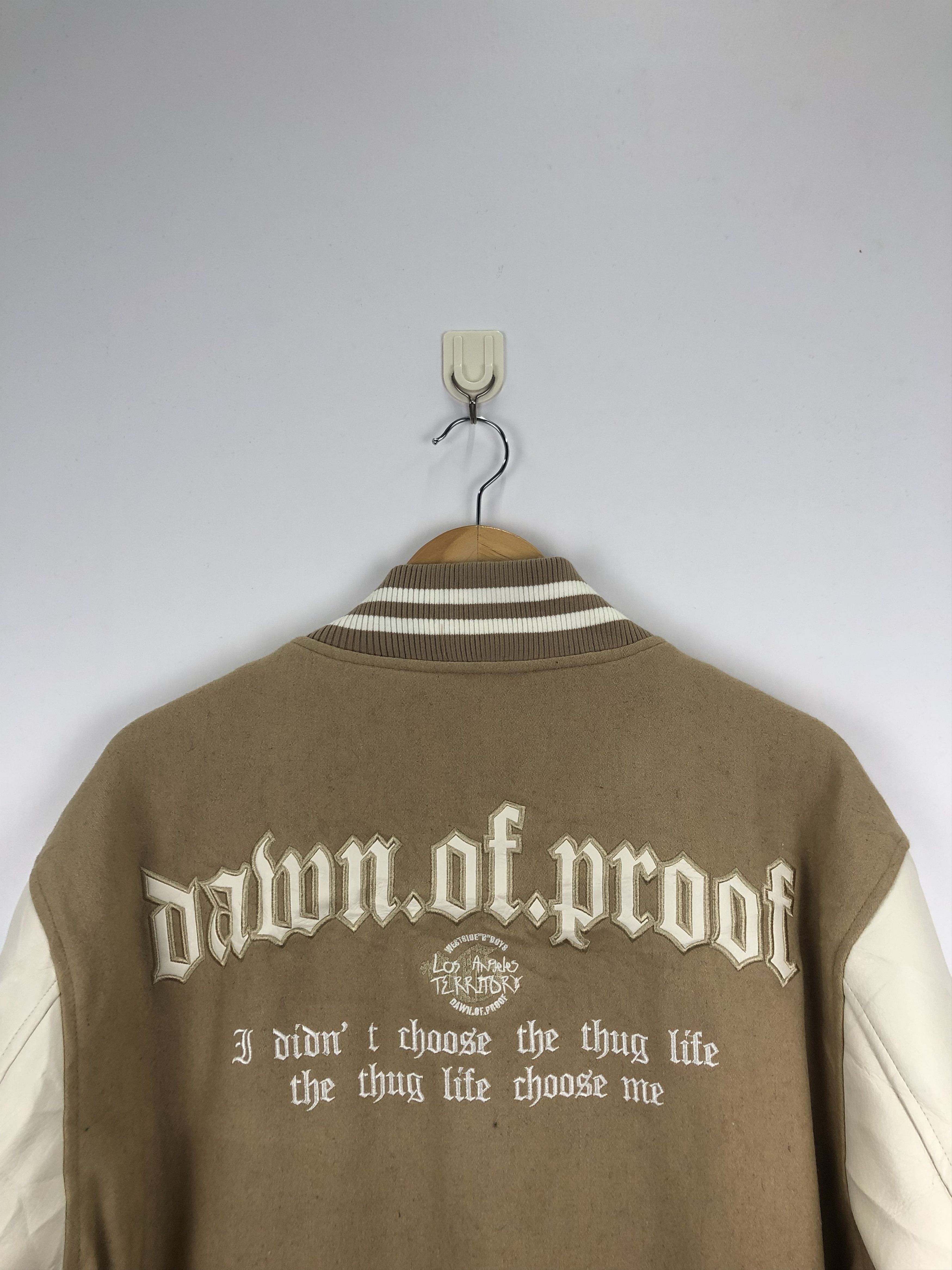 Vintage Vintage Japanese Brand Embroidery Varsity Leather V0377 Size US XL / EU 56 / 4 - 10 Thumbnail