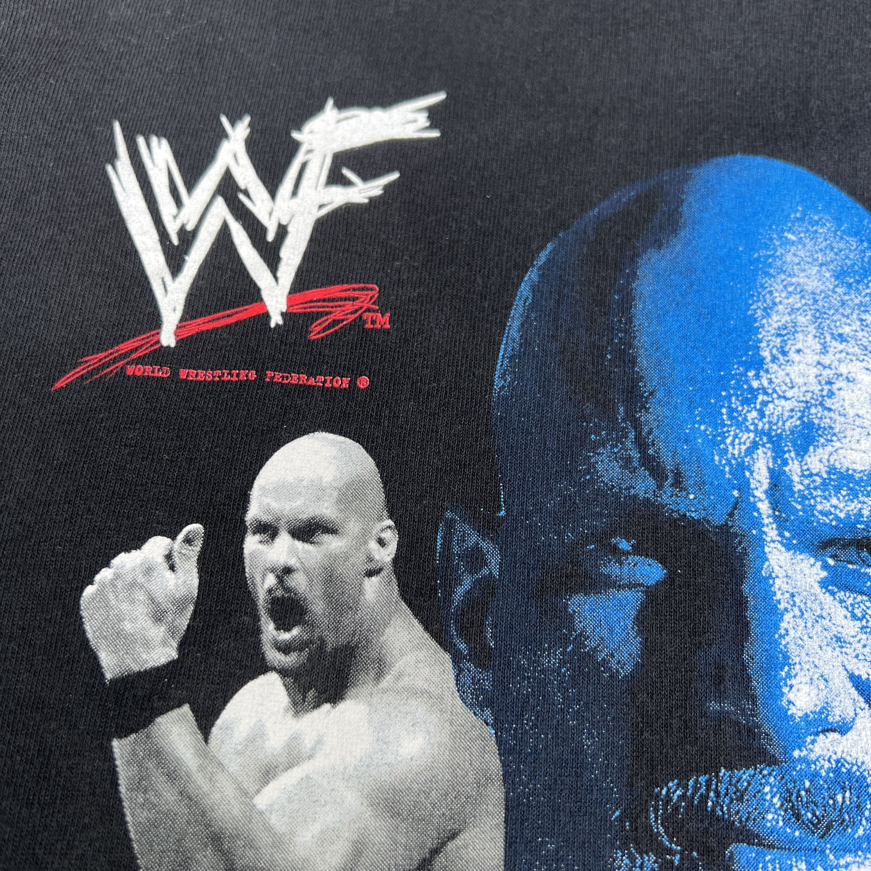 WWF Vintage 90s WWF Stone Cold Steve Austin Promo Wrestling Tee Size US XL / EU 56 / 4 - 4 Thumbnail