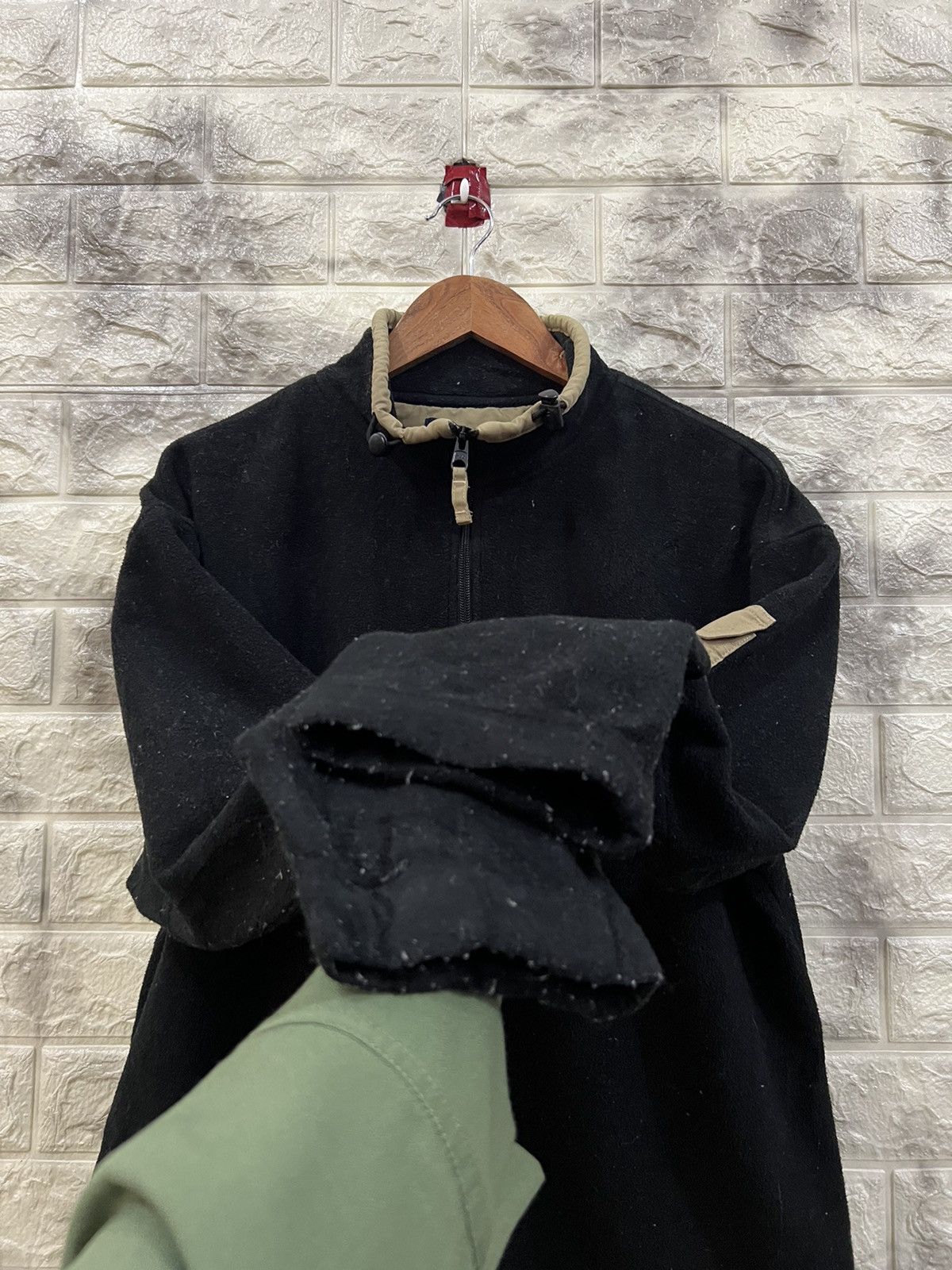 Tommy Hilfiger × Vintage Vintage Tommy Hilfiger Embroidery Logo Fleece Anorak Size US L / EU 52-54 / 3 - 8 Thumbnail