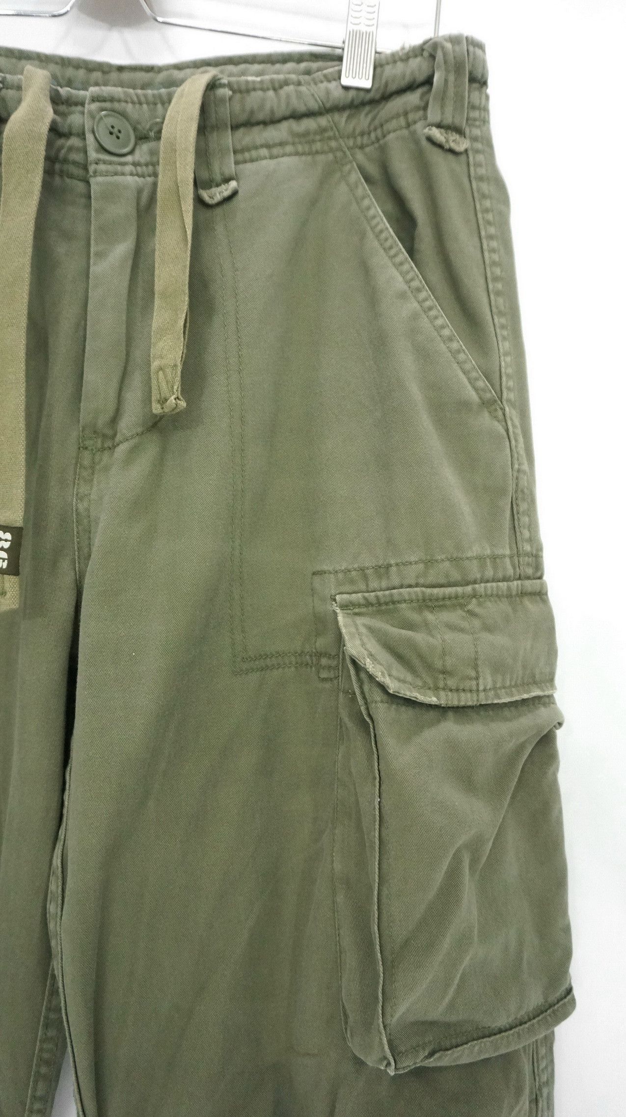 Japanese Brand 🔥 REAL CRUSH CLOTHING Vintage Bondage Cargo Pants Size US 30 / EU 46 - 6 Thumbnail