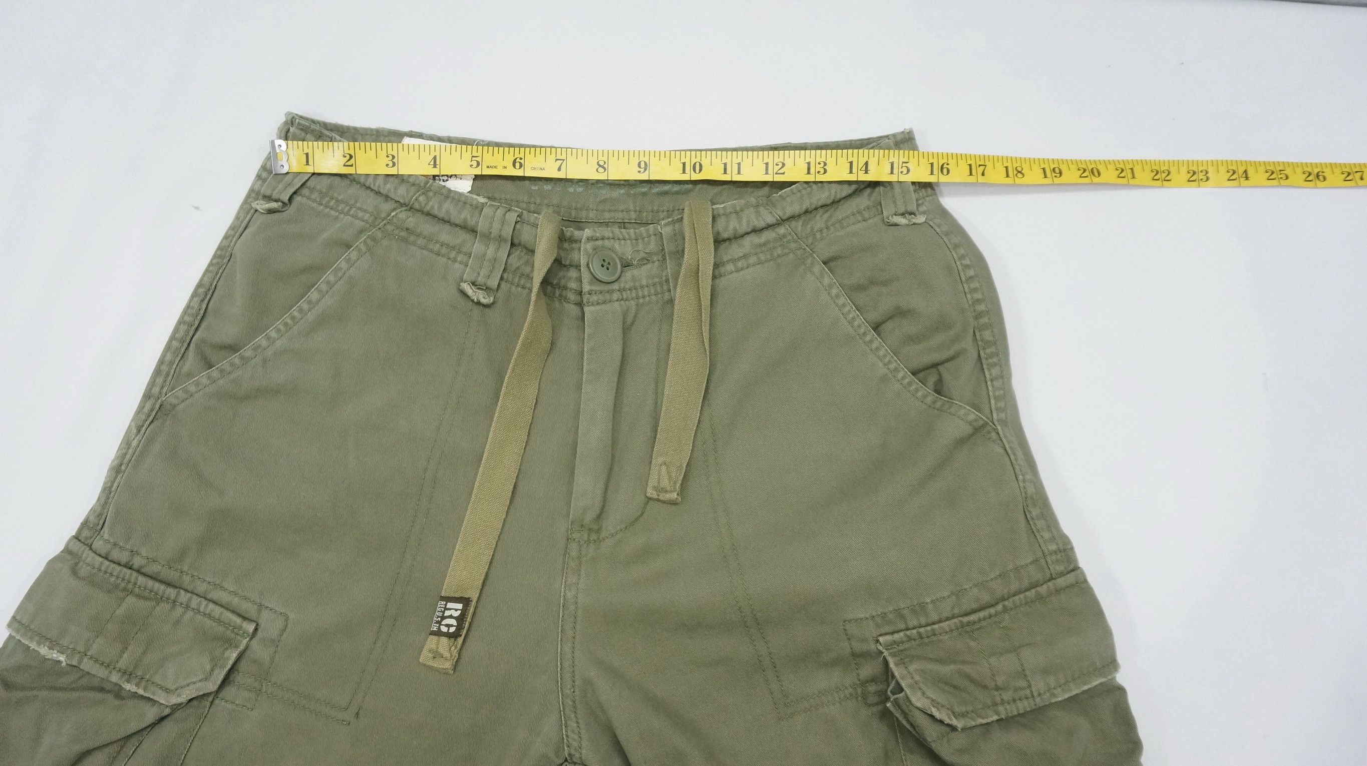 Japanese Brand 🔥 REAL CRUSH CLOTHING Vintage Bondage Cargo Pants Size US 30 / EU 46 - 11 Thumbnail