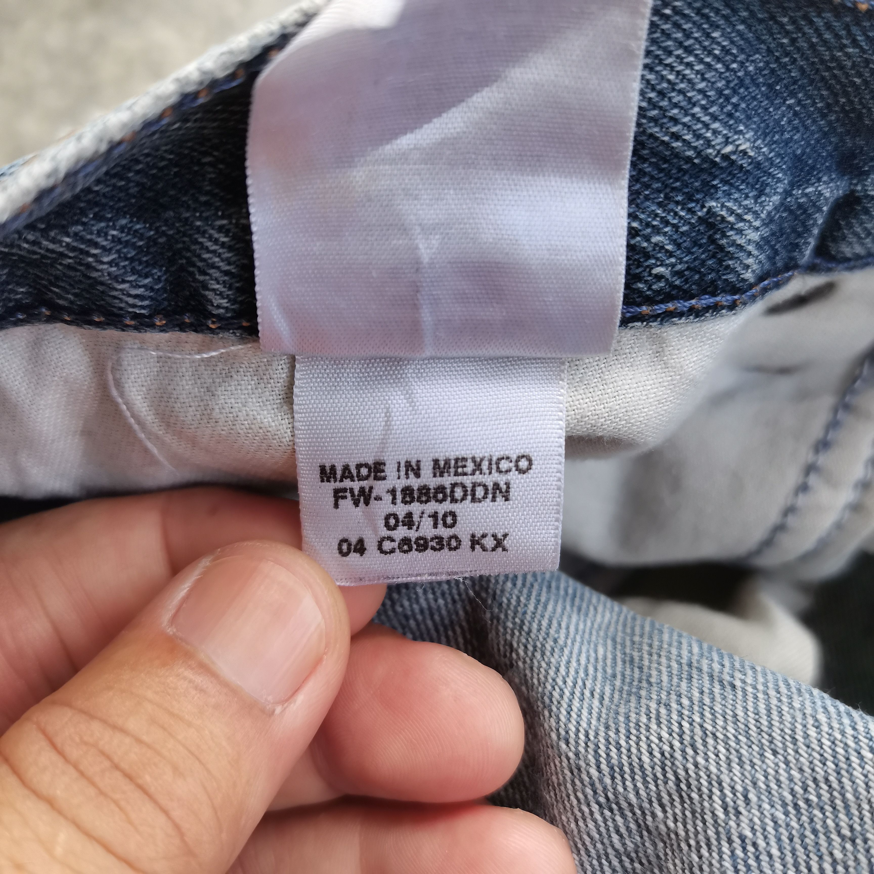 Free World Vintage FREE WORLD Denim Pants Made In Mexico Size US 32 / EU 48 - 10 Thumbnail