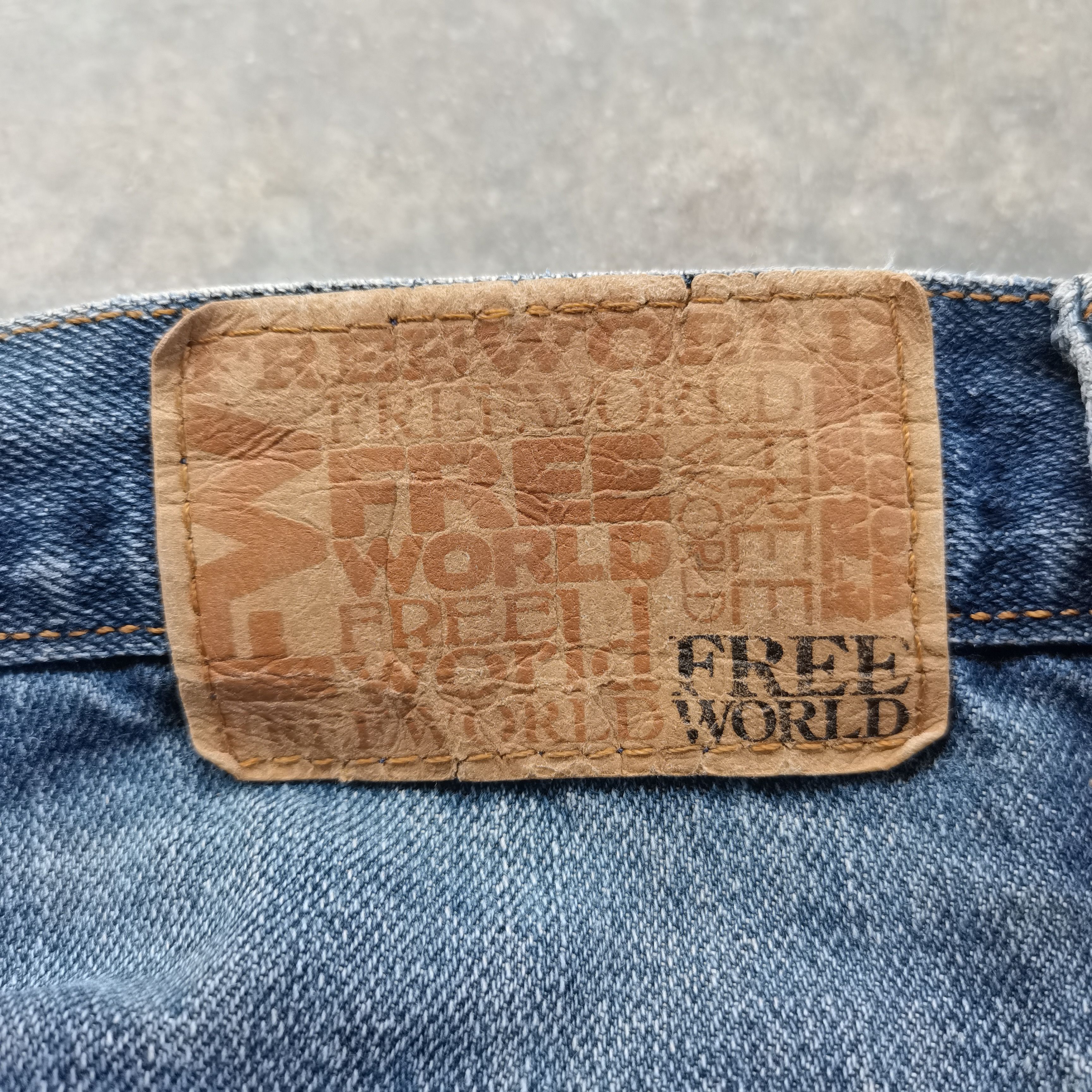 Free World Vintage FREE WORLD Denim Pants Made In Mexico Size US 32 / EU 48 - 12 Thumbnail