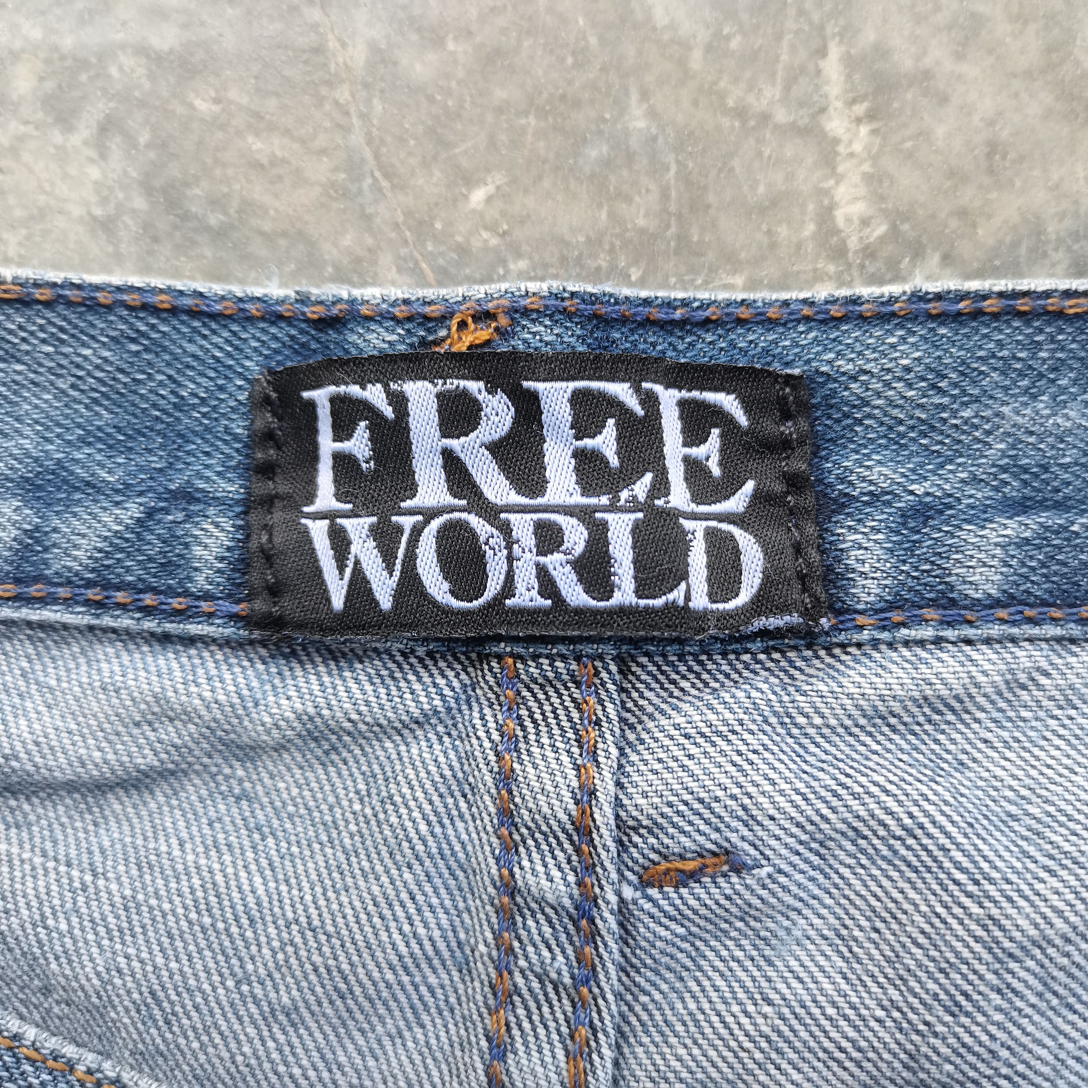 Free World Vintage FREE WORLD Denim Pants Made In Mexico Size US 32 / EU 48 - 13 Thumbnail