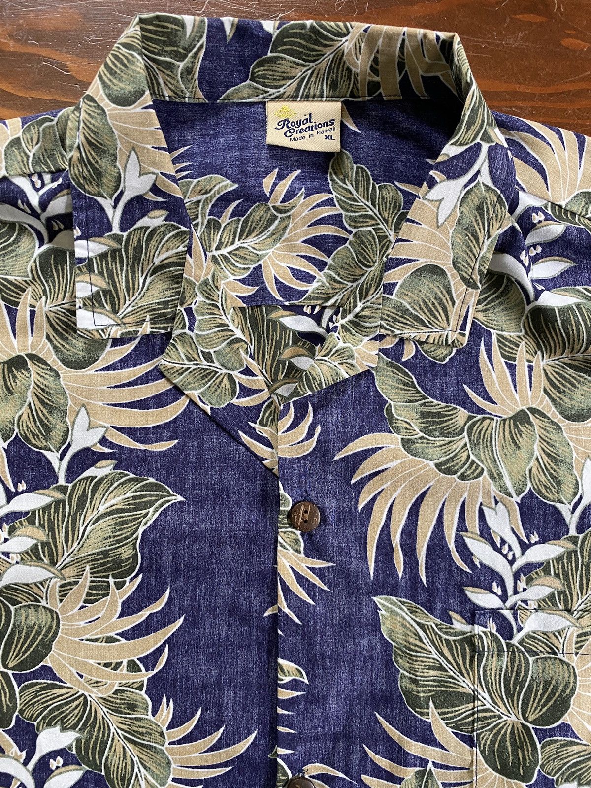 Vintage Vintage 80’s Royal Creations Hawaiian Button Up Size US XL / EU 56 / 4 - 6 Thumbnail