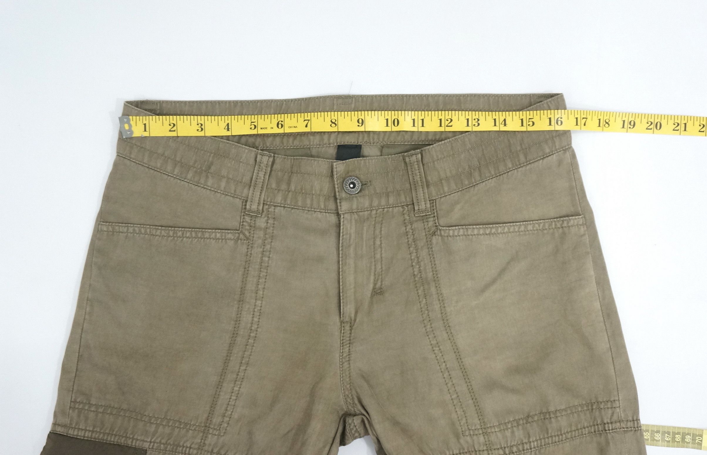 Comme Ca Ism COMME CA MEN Cupro Slim Lowrise Cargo Pants Size US 33 - 17 Thumbnail