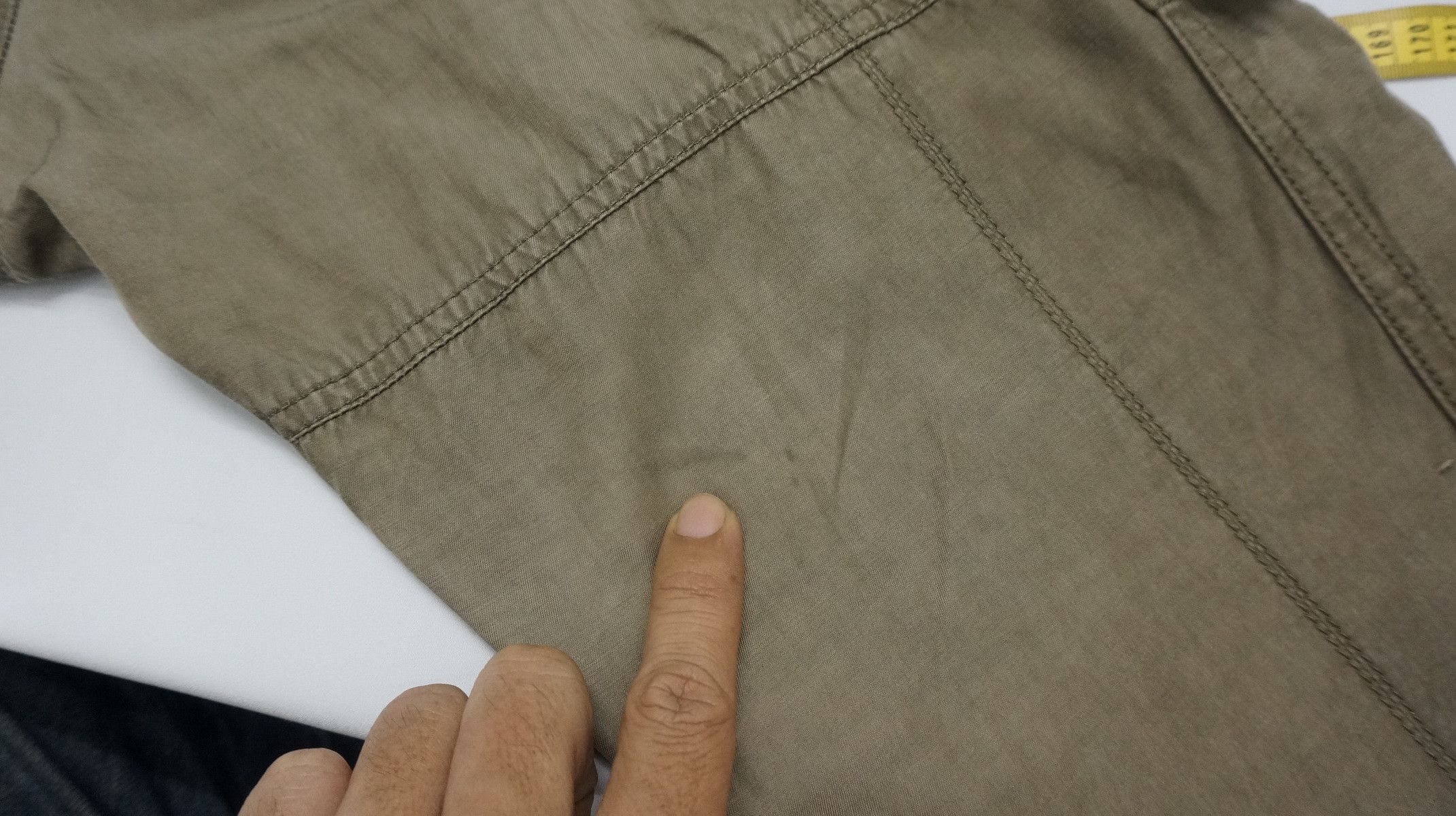 Comme Ca Ism COMME CA MEN Cupro Slim Lowrise Cargo Pants Size US 33 - 24 Thumbnail