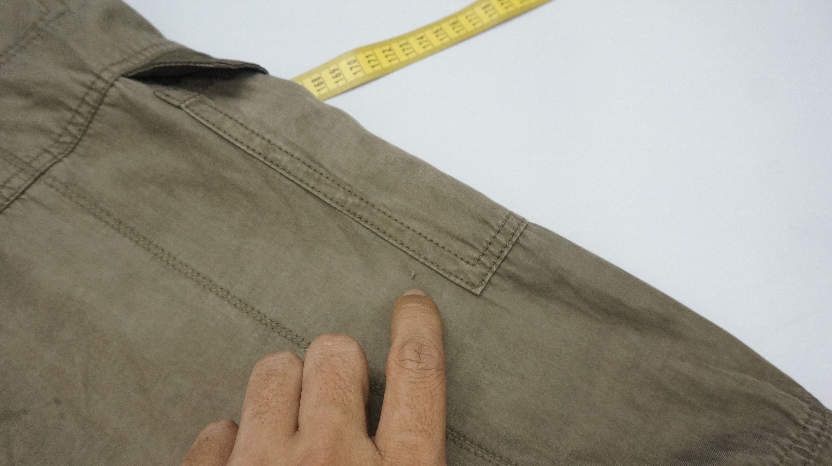 Comme Ca Ism COMME CA MEN Cupro Slim Lowrise Cargo Pants Size US 33 - 25 Thumbnail