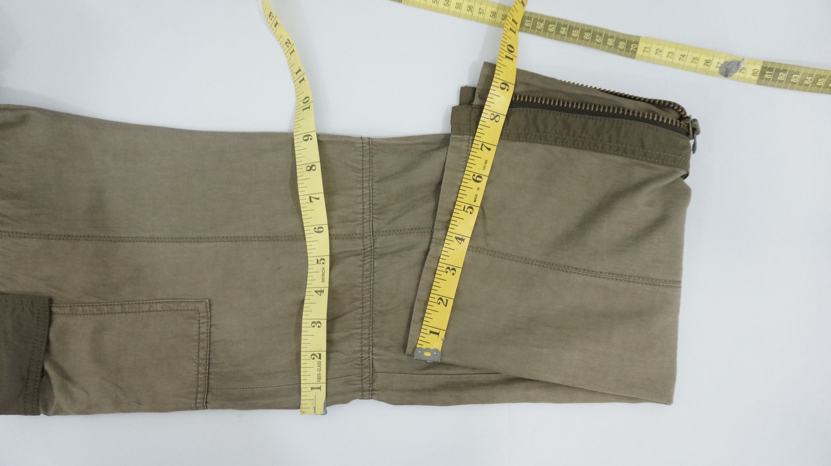 Comme Ca Ism COMME CA MEN Cupro Slim Lowrise Cargo Pants Size US 33 - 21 Thumbnail