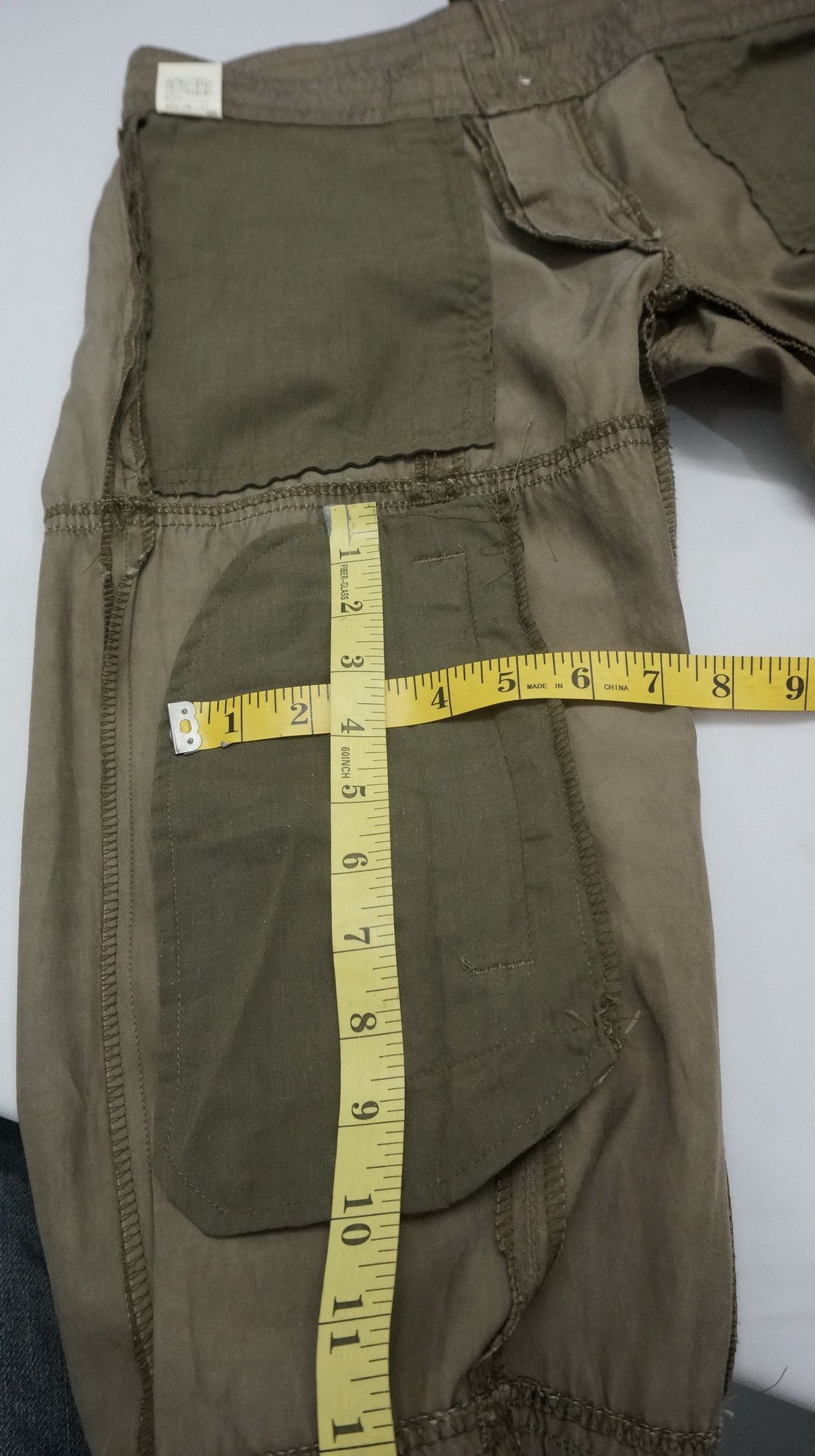 Comme Ca Ism COMME CA MEN Cupro Slim Lowrise Cargo Pants Size US 33 - 22 Thumbnail