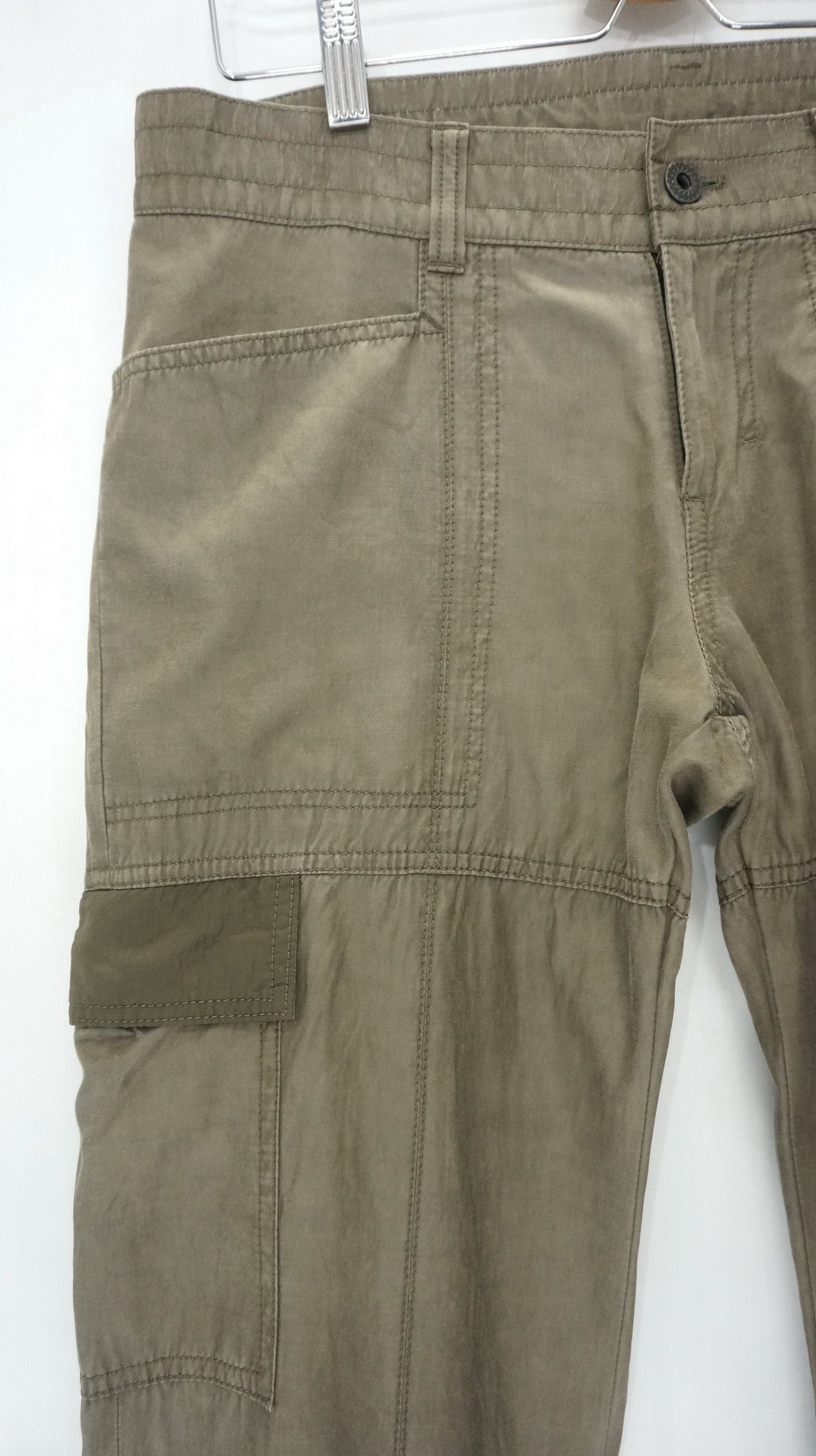 Comme Ca Ism COMME CA MEN Cupro Slim Lowrise Cargo Pants Size US 33 - 4 Thumbnail