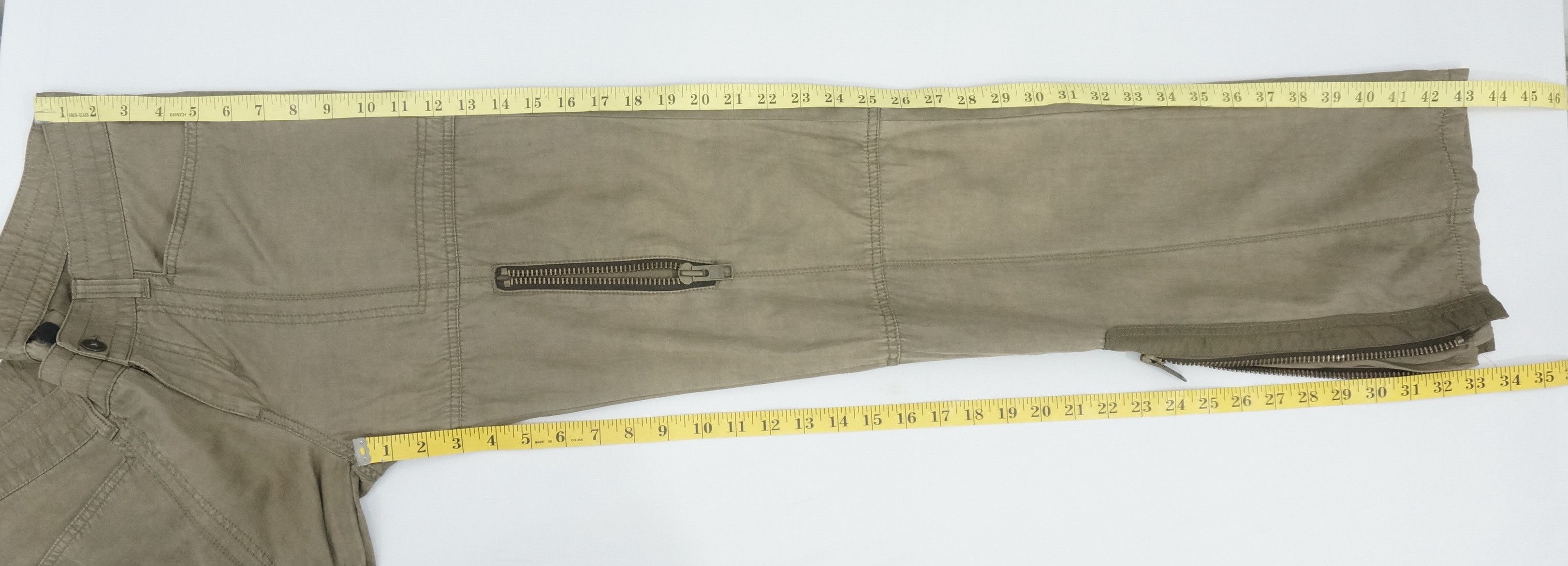 Comme Ca Ism COMME CA MEN Cupro Slim Lowrise Cargo Pants Size US 33 - 19 Thumbnail