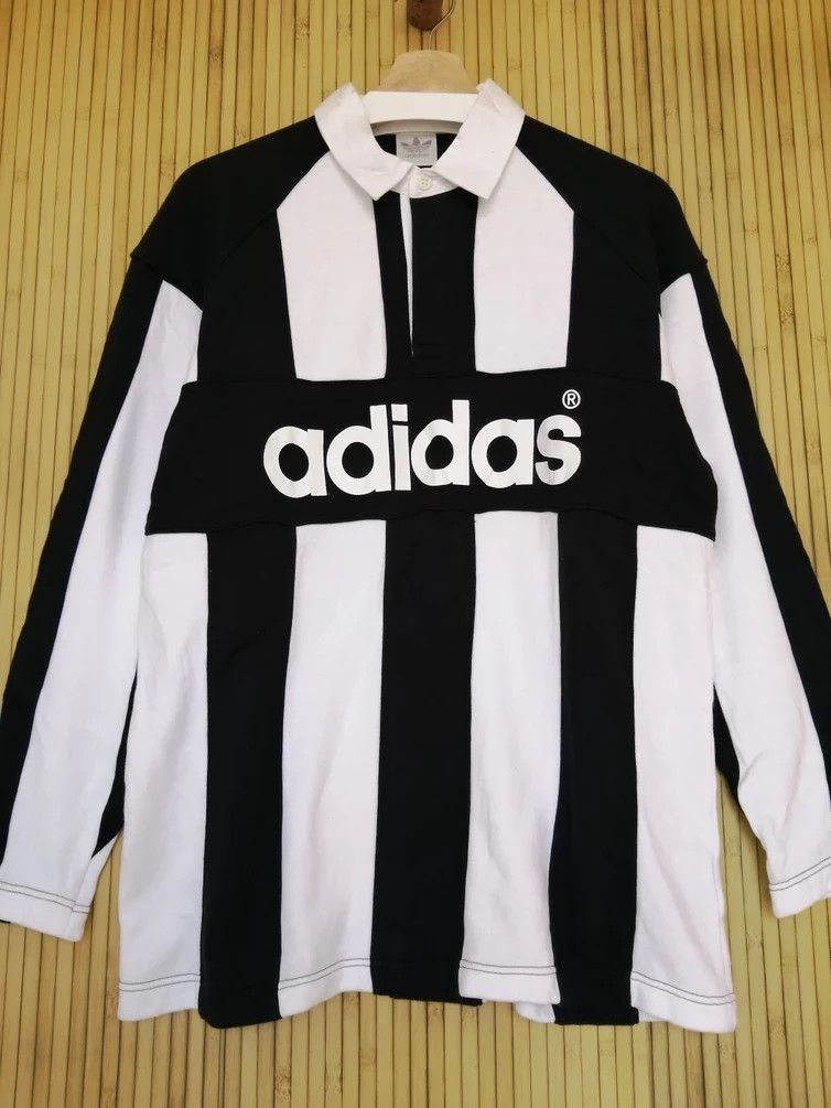 Adidas Vintage ADIDAS Descente Stripe Polos Size US M / EU 48-50 / 2 - 4 Thumbnail