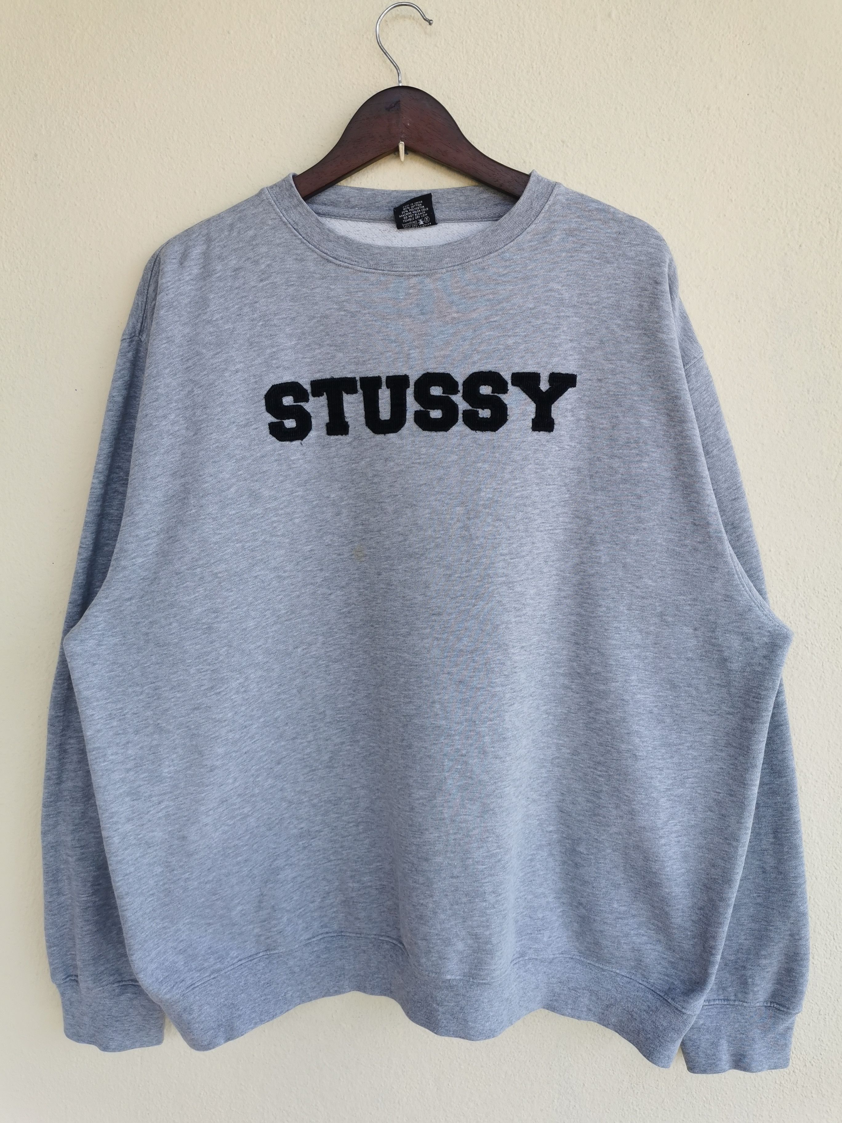 Stussy Stussy Spellout Sweatshirt Size US XL / EU 56 / 4 - 1 Thumbnail