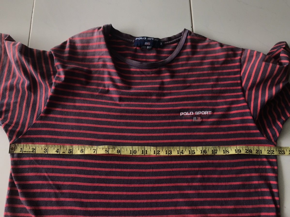 Polo Ralph Lauren Vintage Polo Sport Ralph Lauren Stripes Tee Size US M / EU 48-50 / 2 - 14 Thumbnail