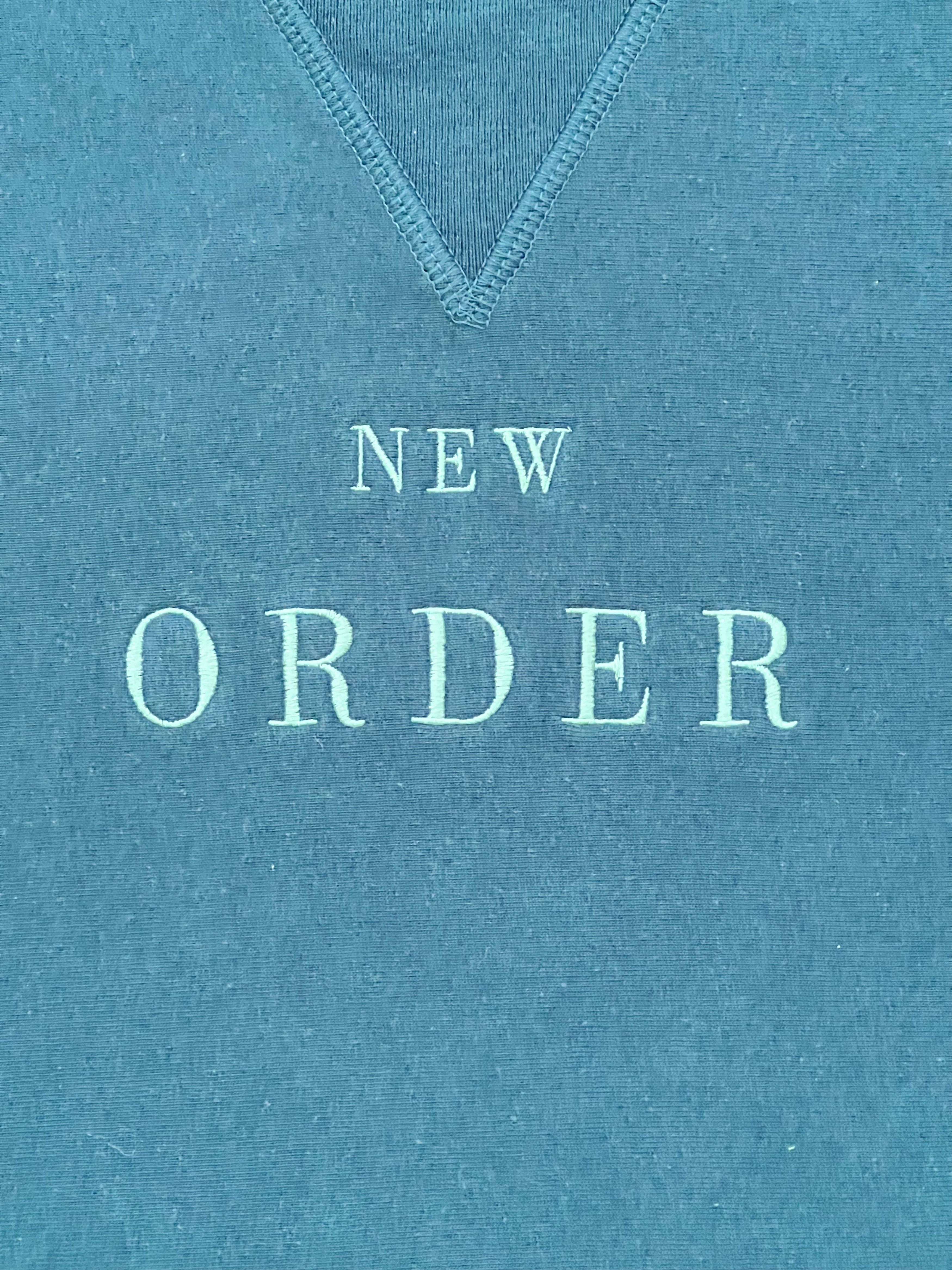 Noah 💚 SS21 Noah x New Order Embroidered Crewneck Temptation NEW Size US XL / EU 56 / 4 - 6 Thumbnail