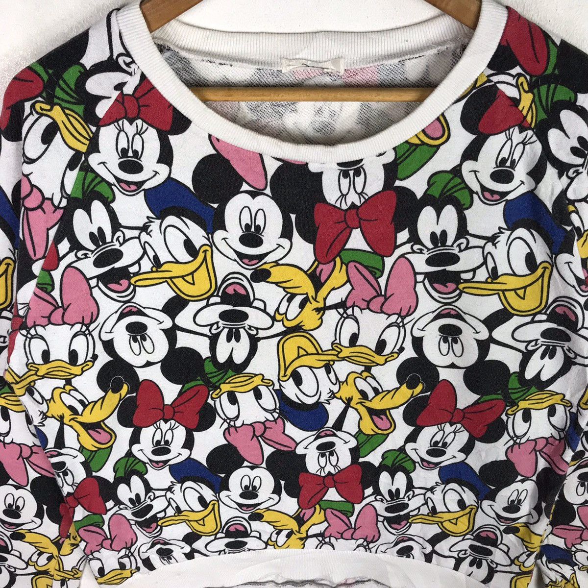 Cartoon Network × Disney × Mickey Mouse Mickey Mouse Disney Cartoon Character Over Print Sweatshirt Size US L / EU 52-54 / 3 - 4 Thumbnail