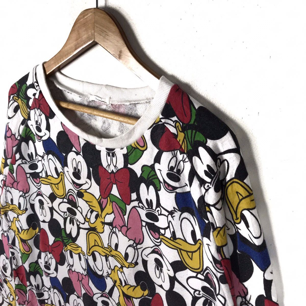 Cartoon Network × Disney × Mickey Mouse Mickey Mouse Disney Cartoon Character Over Print Sweatshirt Size US L / EU 52-54 / 3 - 3 Thumbnail