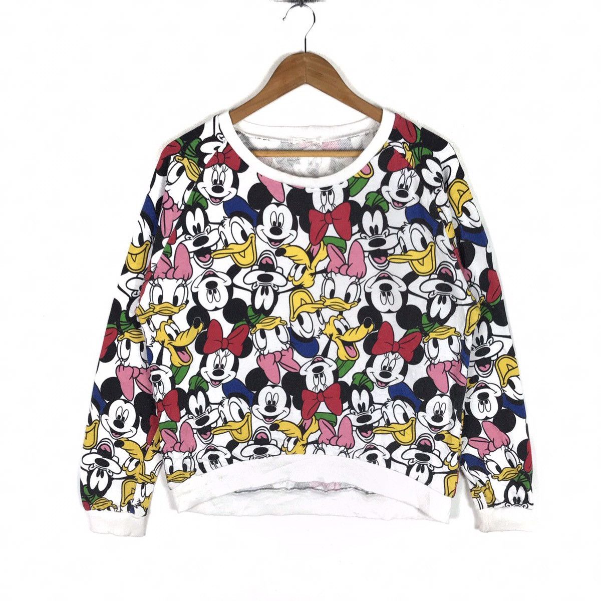 Cartoon Network × Disney × Mickey Mouse Mickey Mouse Disney Cartoon Character Over Print Sweatshirt Size US L / EU 52-54 / 3 - 1 Thumbnail