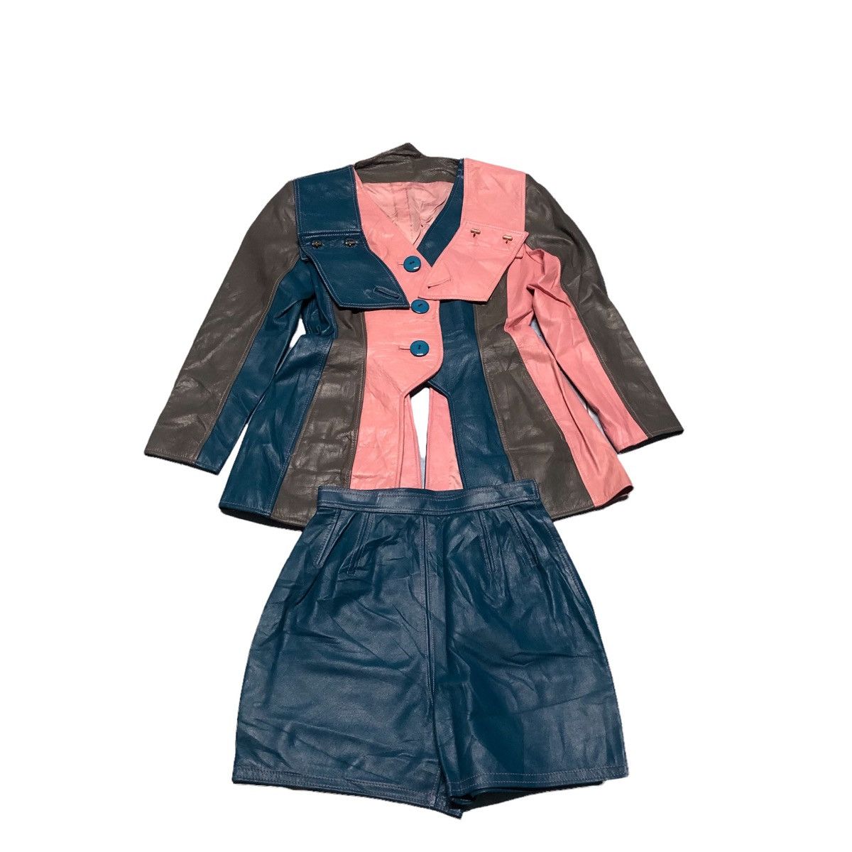 Genuine Leather JAPANESE BRAND LEATHER JACKET ONE SET Size M / US 6-8 / IT 42-44 - 1 Thumbnail