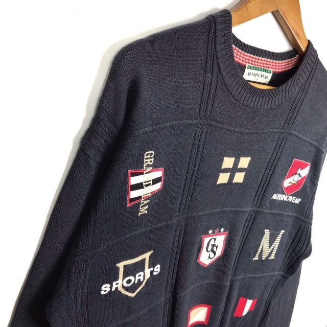 Grand Slam × Vintage Vintage 90s Grandslam Munsingwear Knitwear Sweatshirt Size US M / EU 48-50 / 2 - 3 Thumbnail