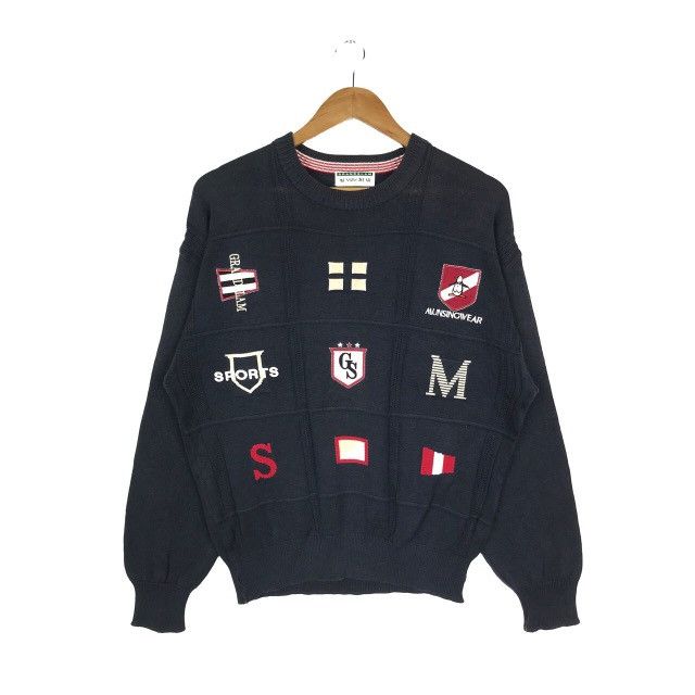 Grand Slam × Vintage Vintage 90s Grandslam Munsingwear Knitwear Sweatshirt Size US M / EU 48-50 / 2 - 1 Thumbnail