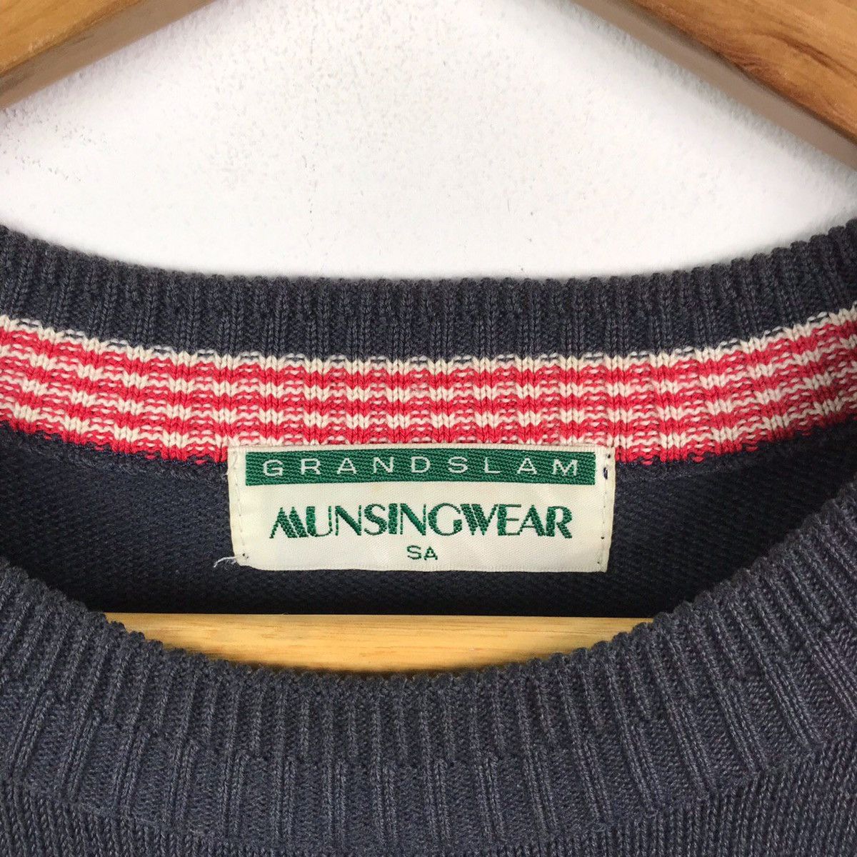 Grand Slam × Vintage Vintage 90s Grandslam Munsingwear Knitwear Sweatshirt Size US M / EU 48-50 / 2 - 5 Thumbnail
