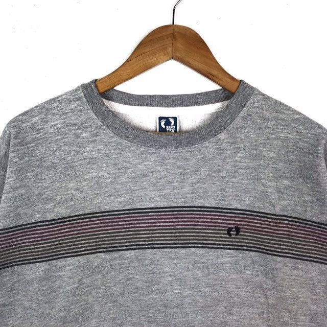 Hang Ten Vintage Hang Ten Stripe Surfing Sweatshirt Pullover Jumper Size US L / EU 52-54 / 3 - 2 Thumbnail