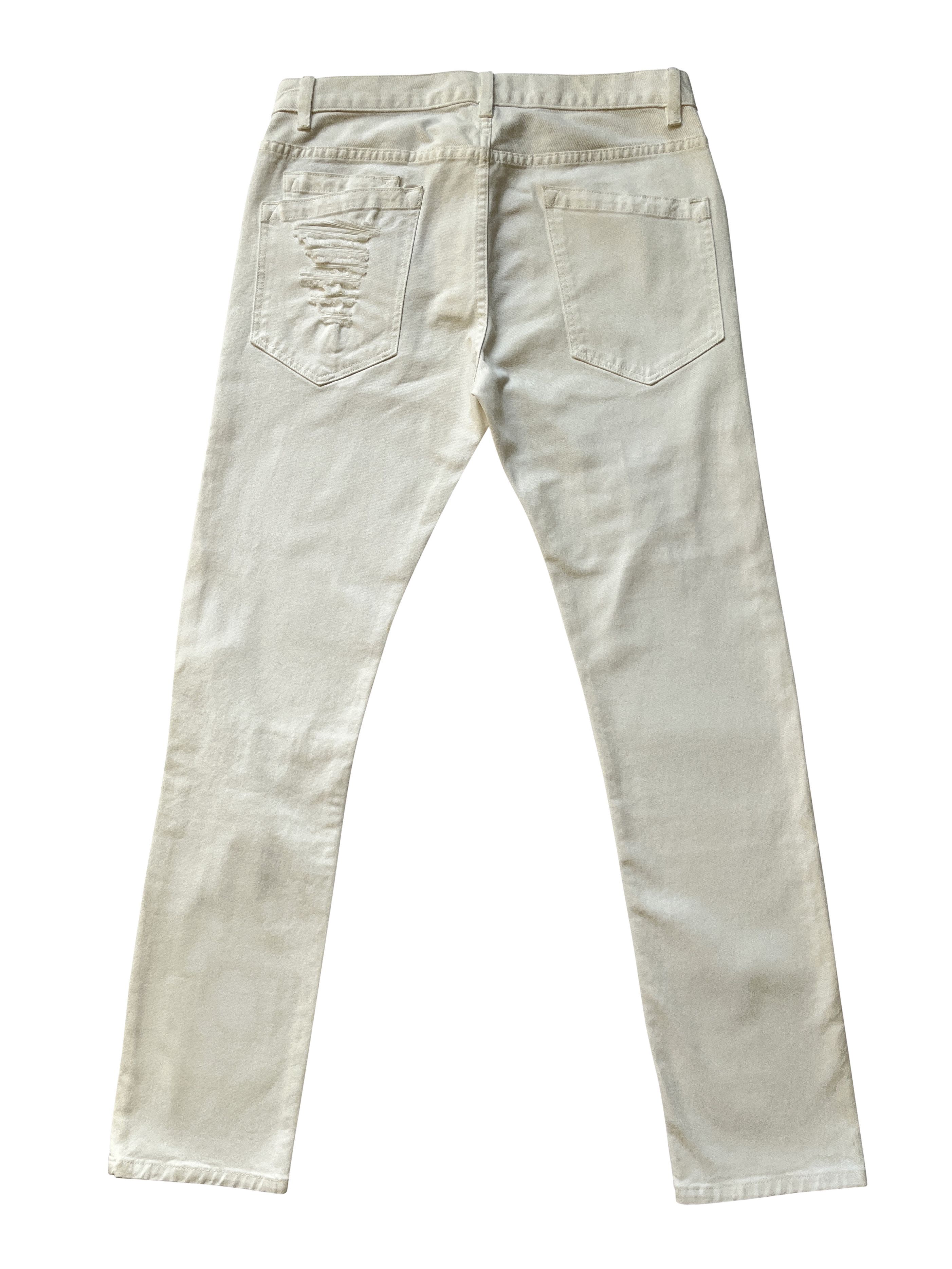 Helmut Lang ⚡️QUICK SALE⚡️Helmut Lang White Jeans Denim Size US 32 / EU 48 - 2 Thumbnail