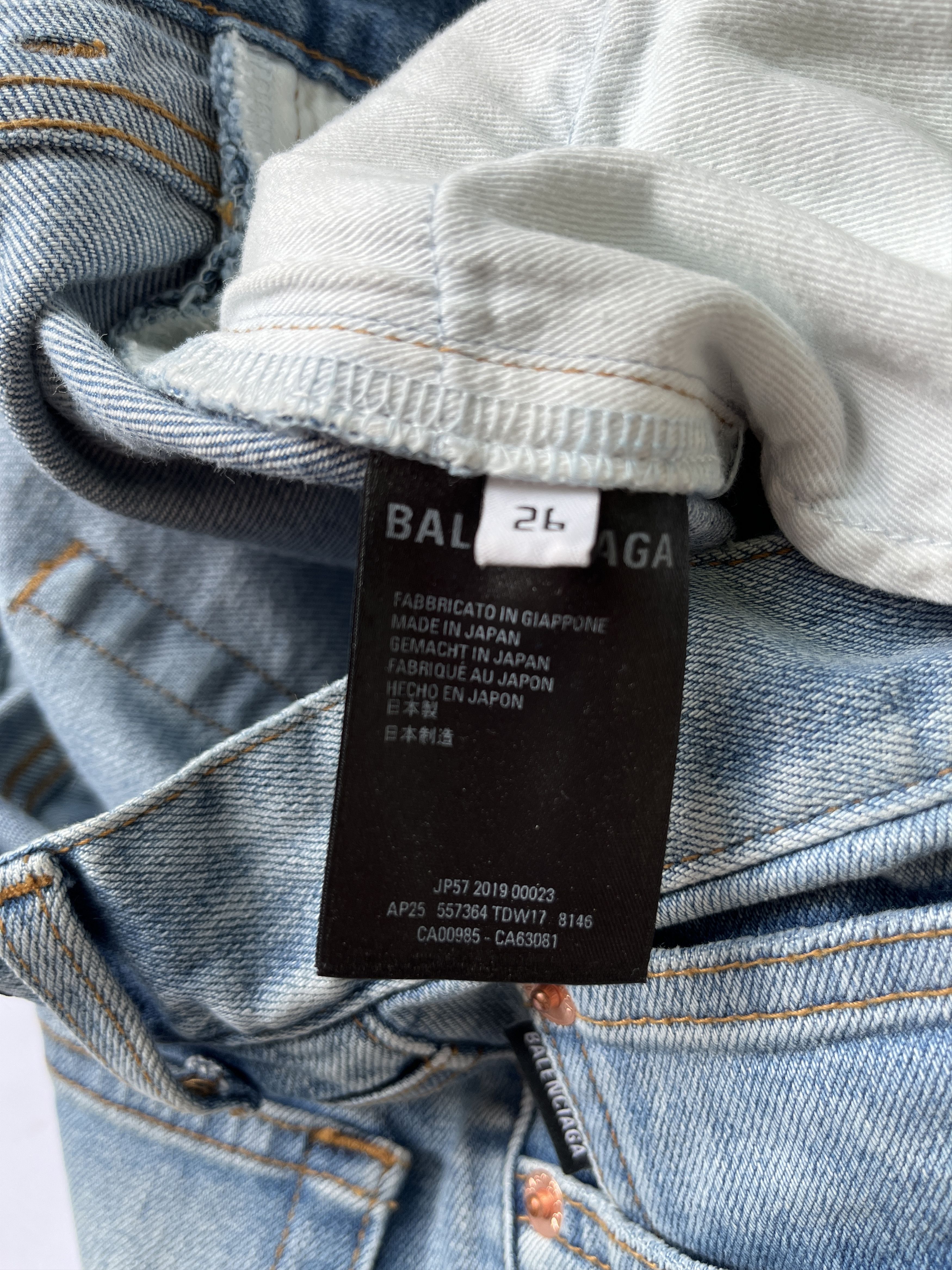 Balenciaga ⚡️QUICK SALE⚡️2019 Balenciaga by Demna Blue Jeans Denim Size 26" / US 2 / IT 38 - 4 Thumbnail