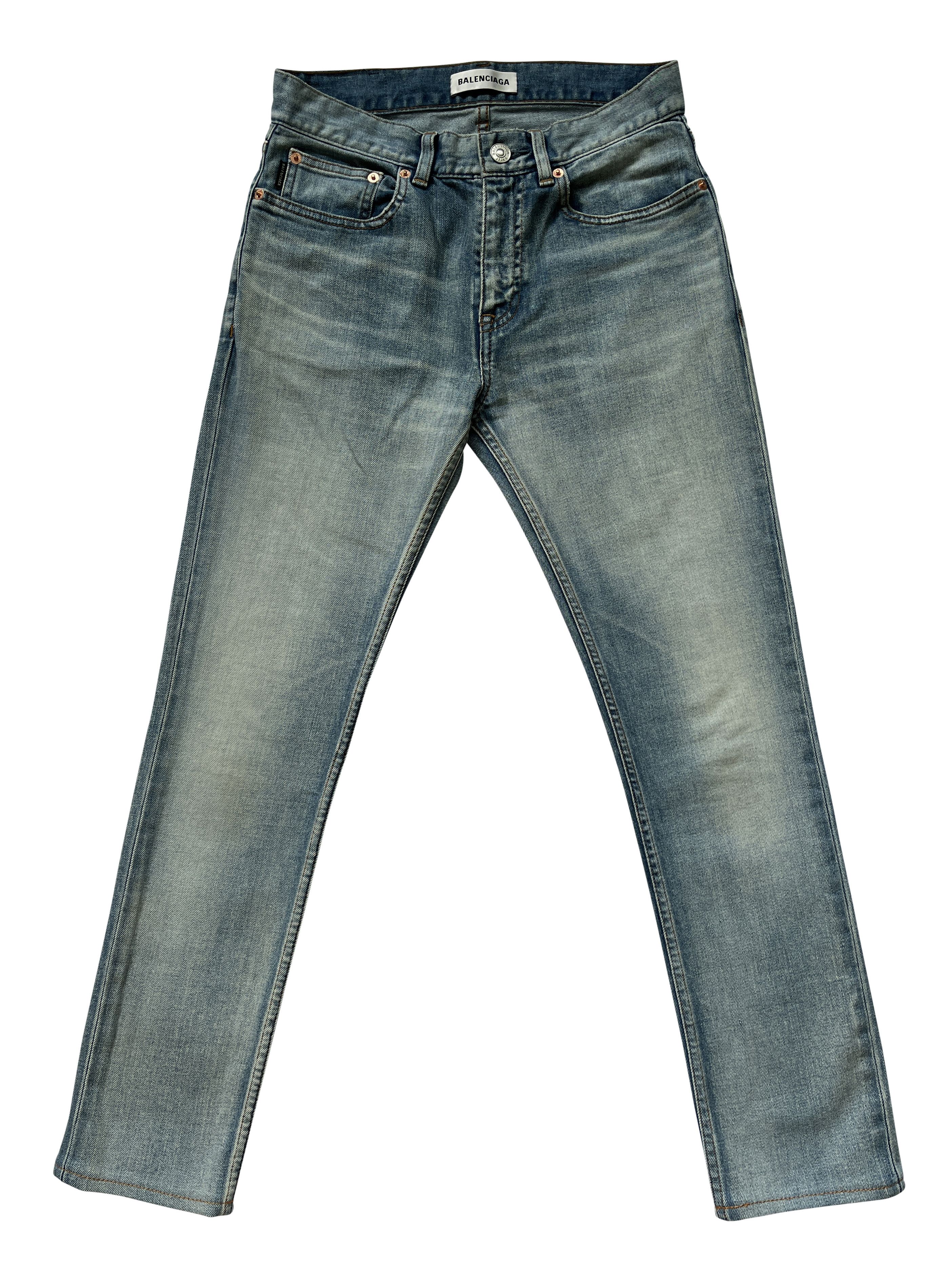 Balenciaga ⚡️QUICK SALE⚡️2019 Balenciaga by Demna Blue Jeans Denim Size 26" / US 2 / IT 38 - 1 Thumbnail