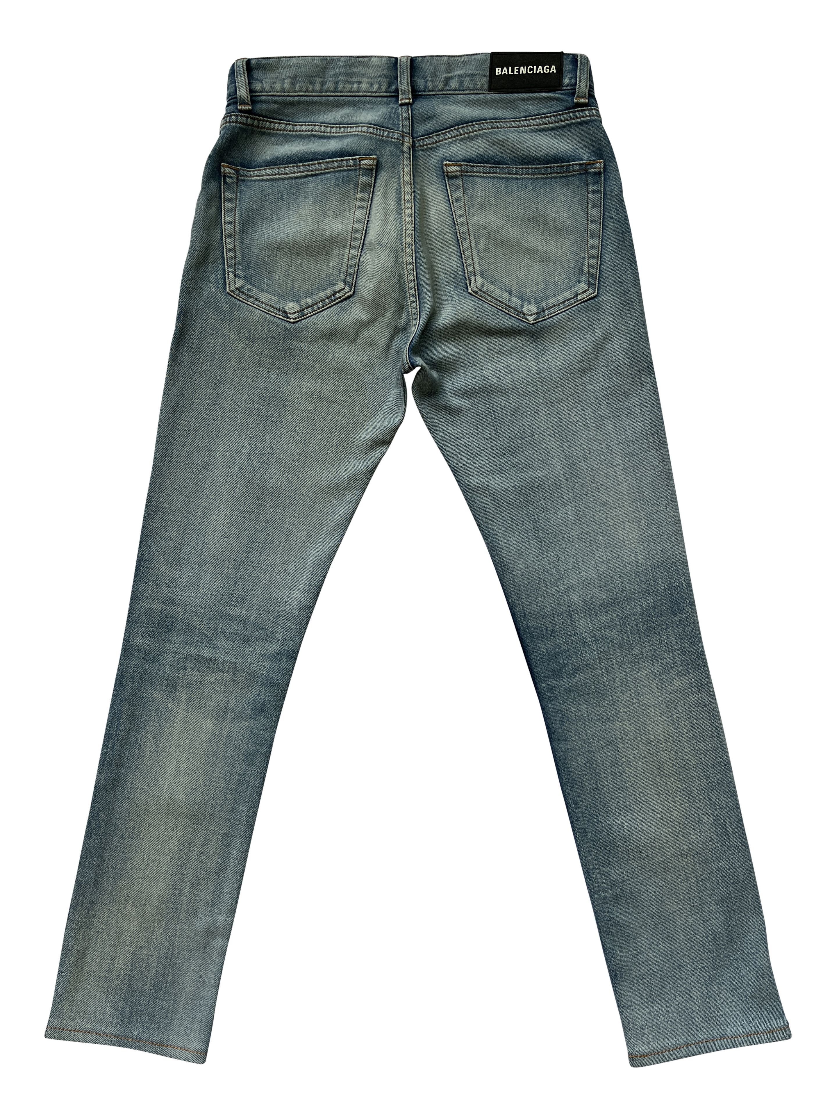 Balenciaga ⚡️QUICK SALE⚡️2019 Balenciaga by Demna Blue Jeans Denim Size 26" / US 2 / IT 38 - 2 Thumbnail
