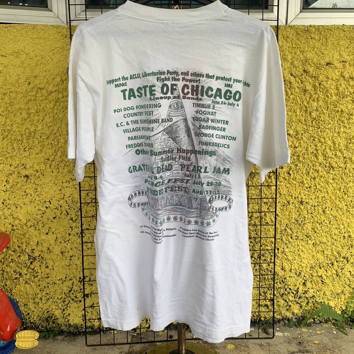 Band Tees Will work for weed marijuana taste of chicago vintage tee Size US L / EU 52-54 / 3 - 5 Thumbnail