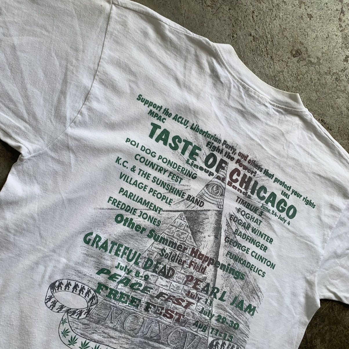 Band Tees Will work for weed marijuana taste of chicago vintage tee Size US L / EU 52-54 / 3 - 19 Thumbnail