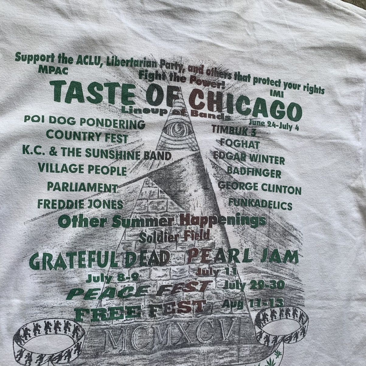 Band Tees Will work for weed marijuana taste of chicago vintage tee Size US L / EU 52-54 / 3 - 17 Thumbnail