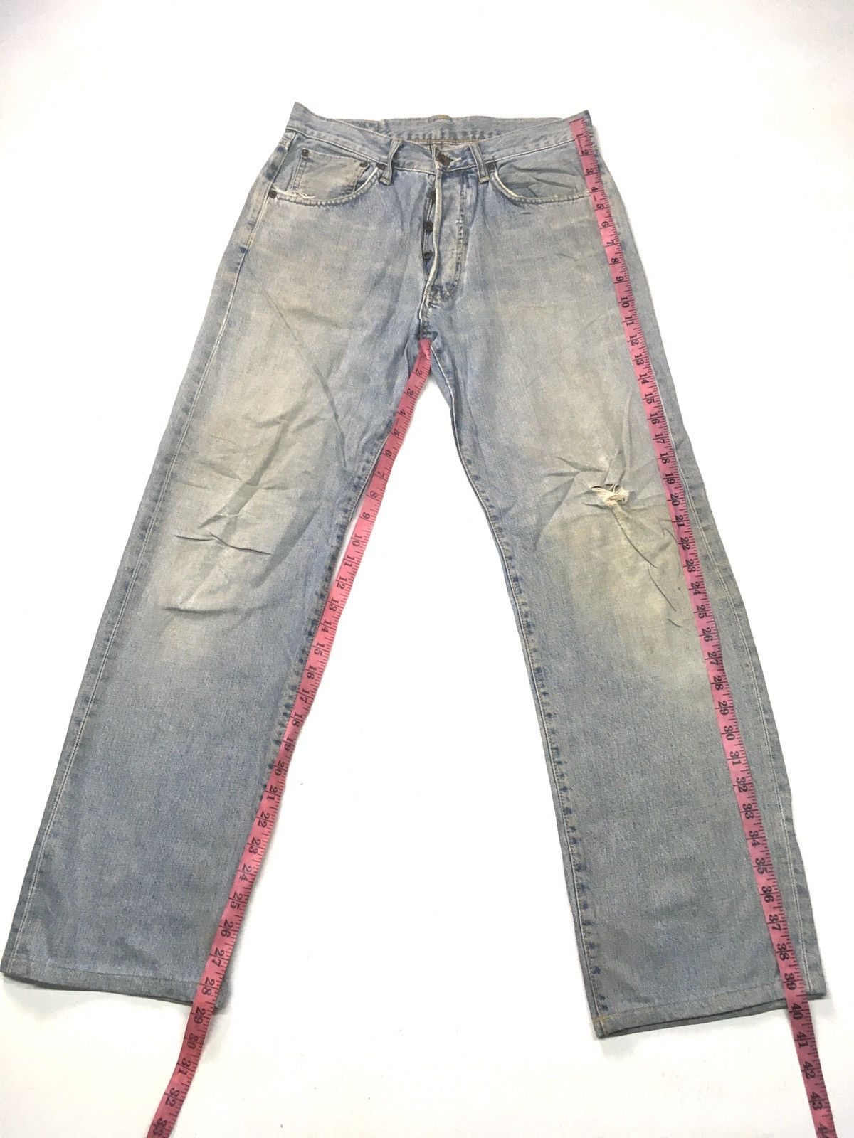 Edwin × Vintage Vintage Edwin 505x distressed selvage denim japan Size US 30 / EU 46 - 2 Thumbnail