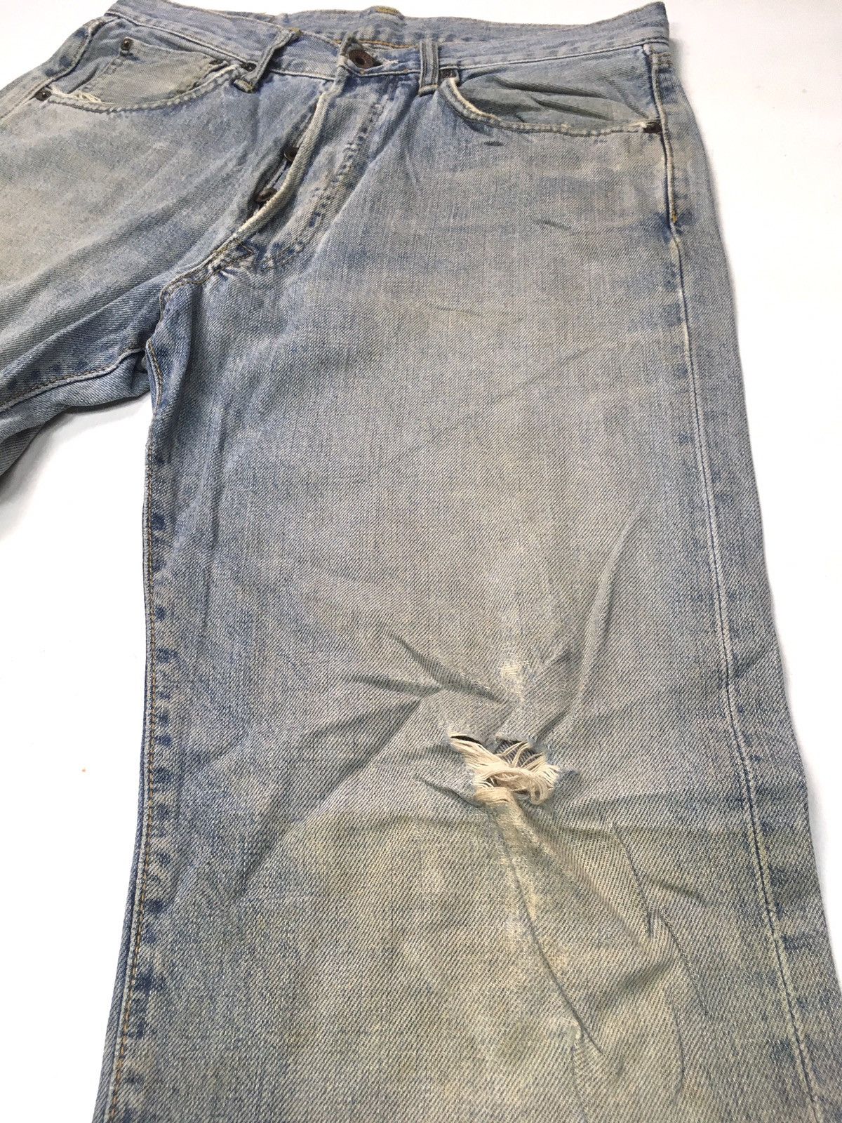 Edwin × Vintage Vintage Edwin 505x distressed selvage denim japan Size US 30 / EU 46 - 8 Thumbnail